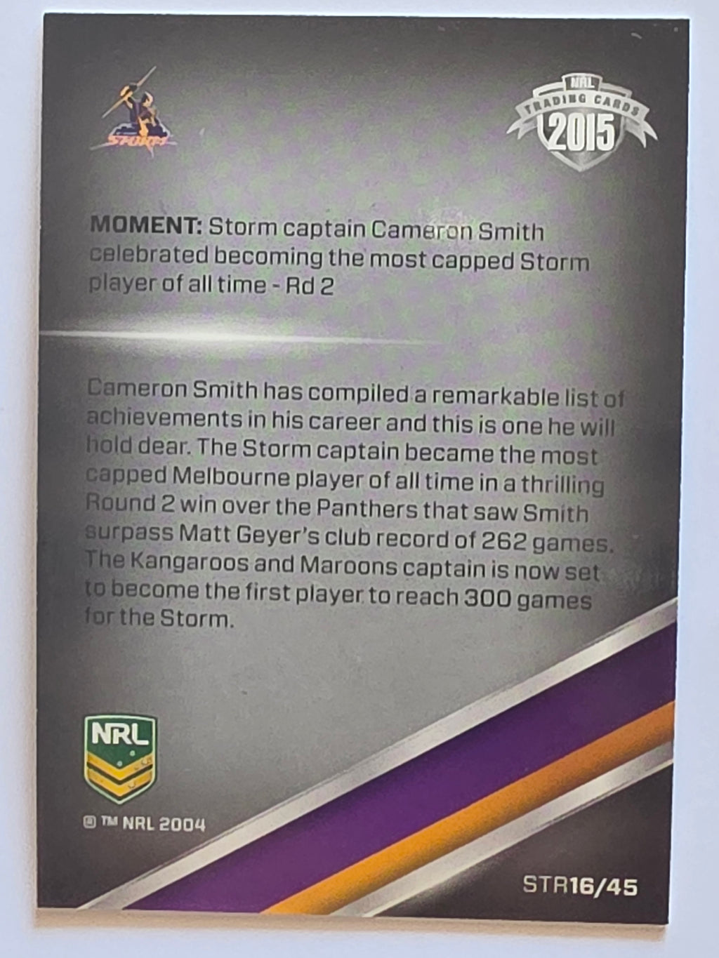 NRL 2015 Traders | Season to Remember #STR16 | Melbourne Storm