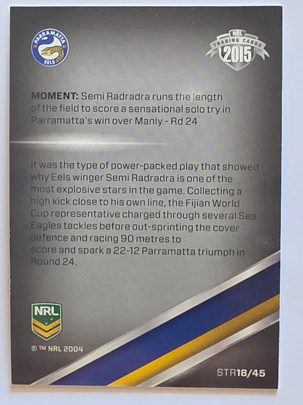 NRL 2015 Traders | Season to Remember #STR18 | Parramatta Eels