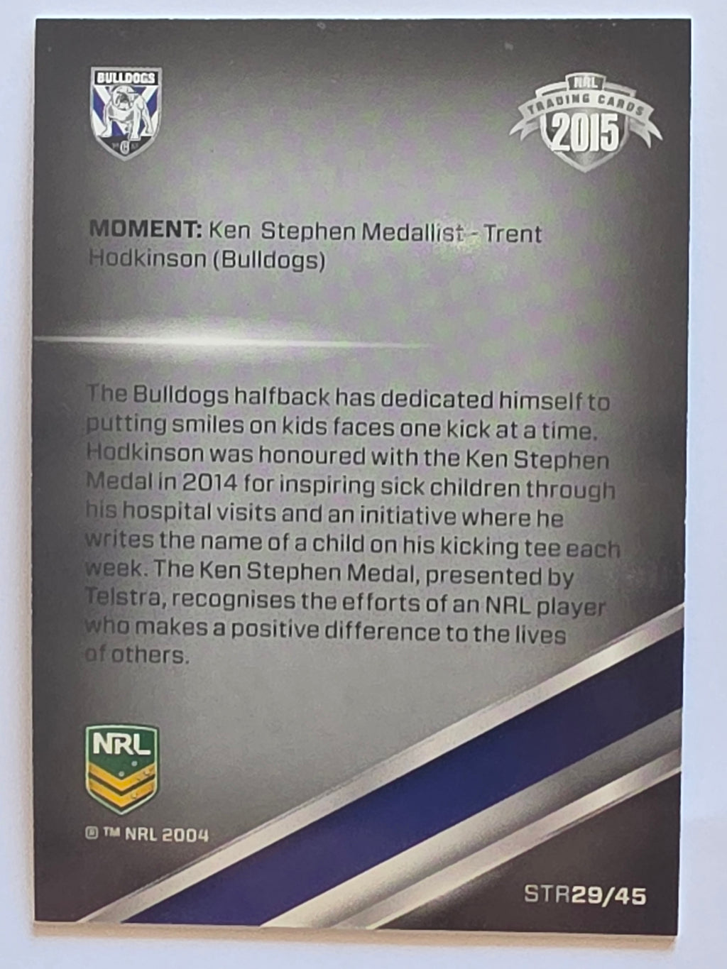 NRL 2015 Traders | Season to Remember #STR29 | Trent Hodkinson | Canterbury Bankstown Bulldogs