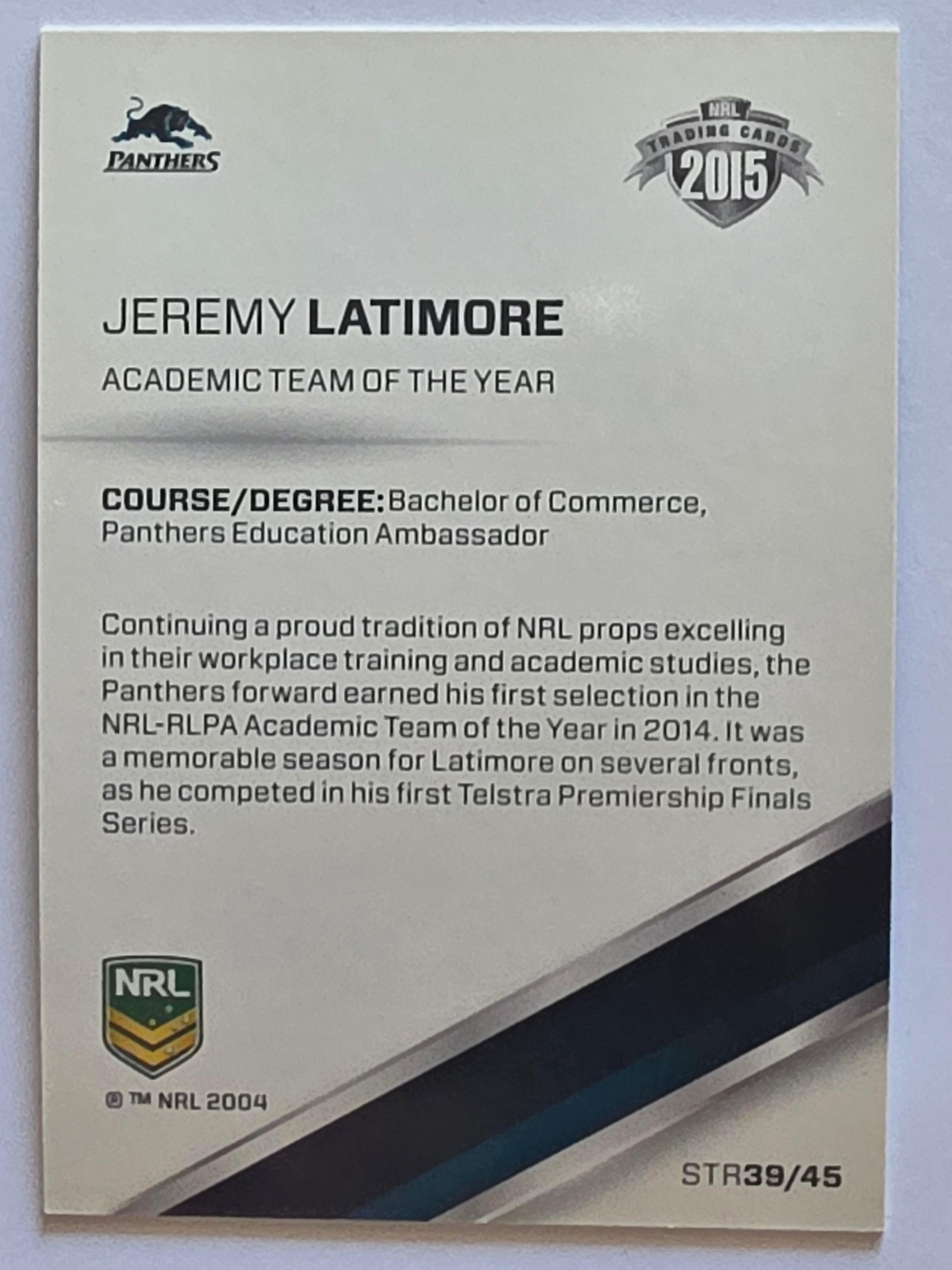 NRL 2015 Traders | Season to Remember #STR39 | Jeremy Latimore | Penrith Panthers