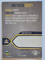 NRL 2015 Traders | Faces of the Game #FOTG11 | Matthew Scott | North Queensland Cowboys