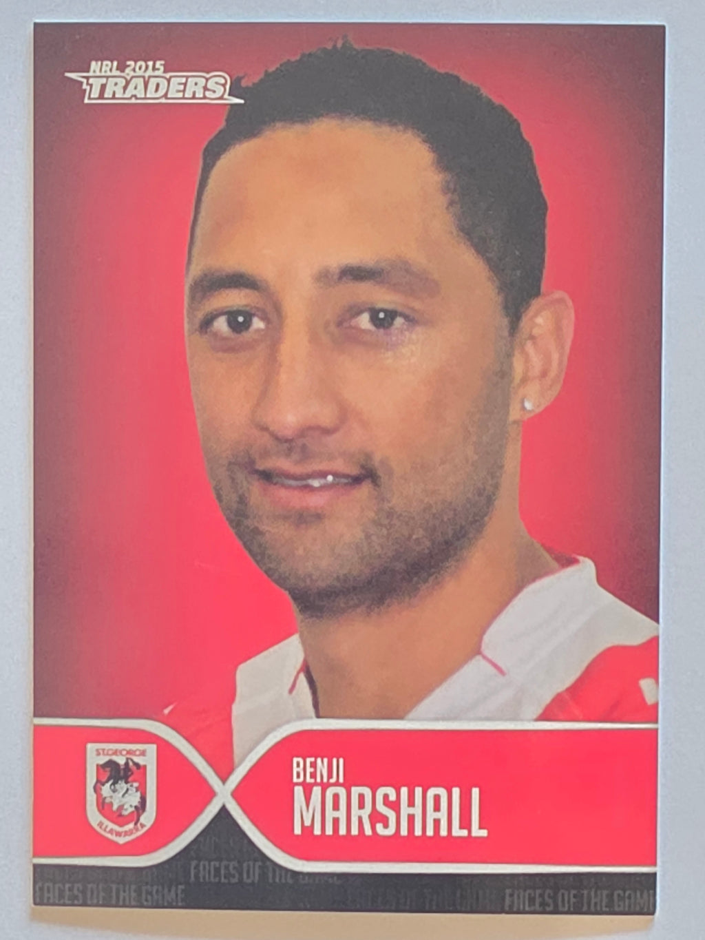 NRL 2015 Traders | Faces of the Game #FOTG39 | Benji Marshall | St George Illawarra Dragons