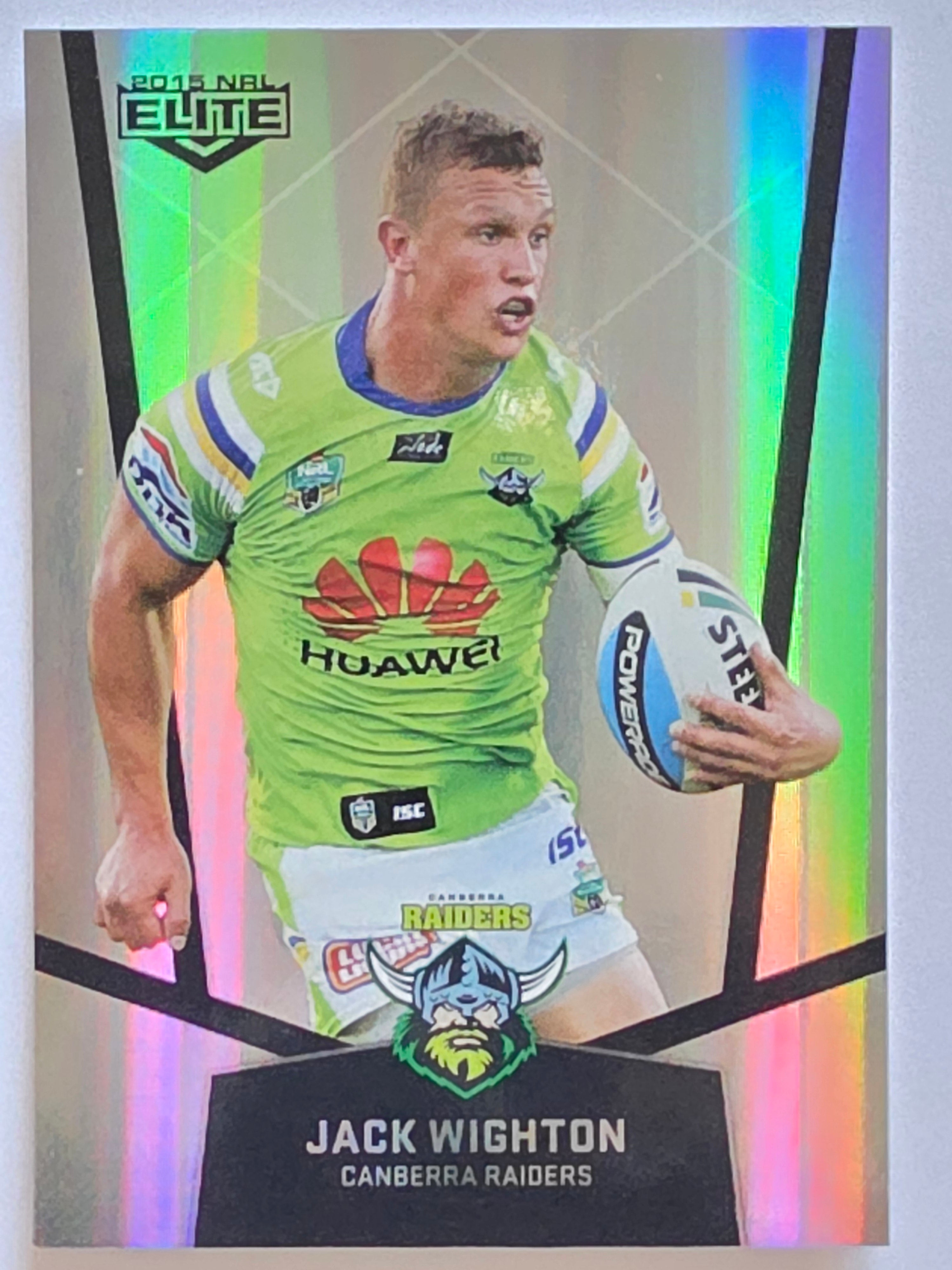 NRL 2015 Elite | Silver Parallel #P18 | Jack Wighton | Canberra Raiders