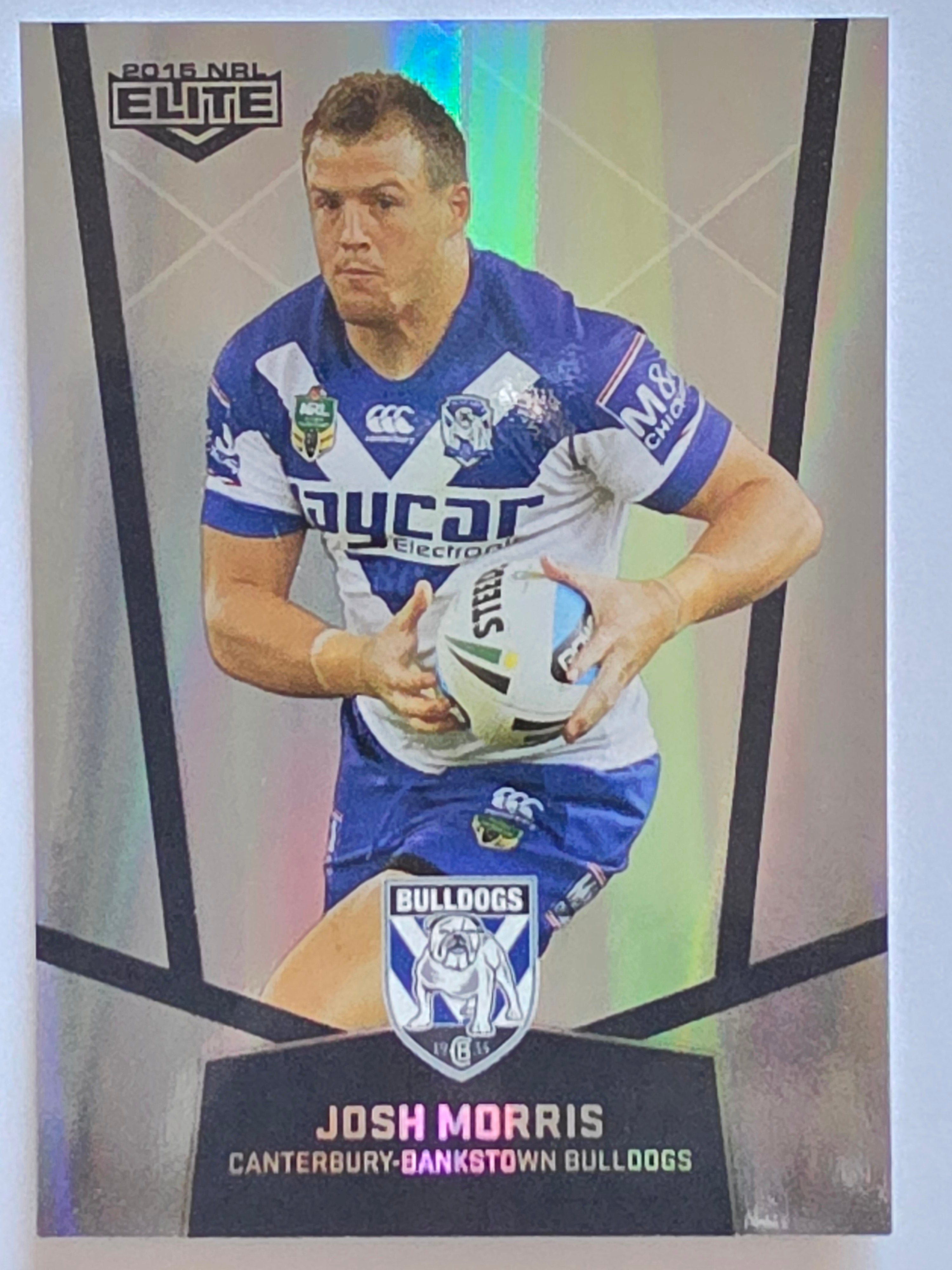 NRL 2015 Elite | Silver Parallel #P25 | Josh Morris | Canterbury-Bankstown Bulldogs