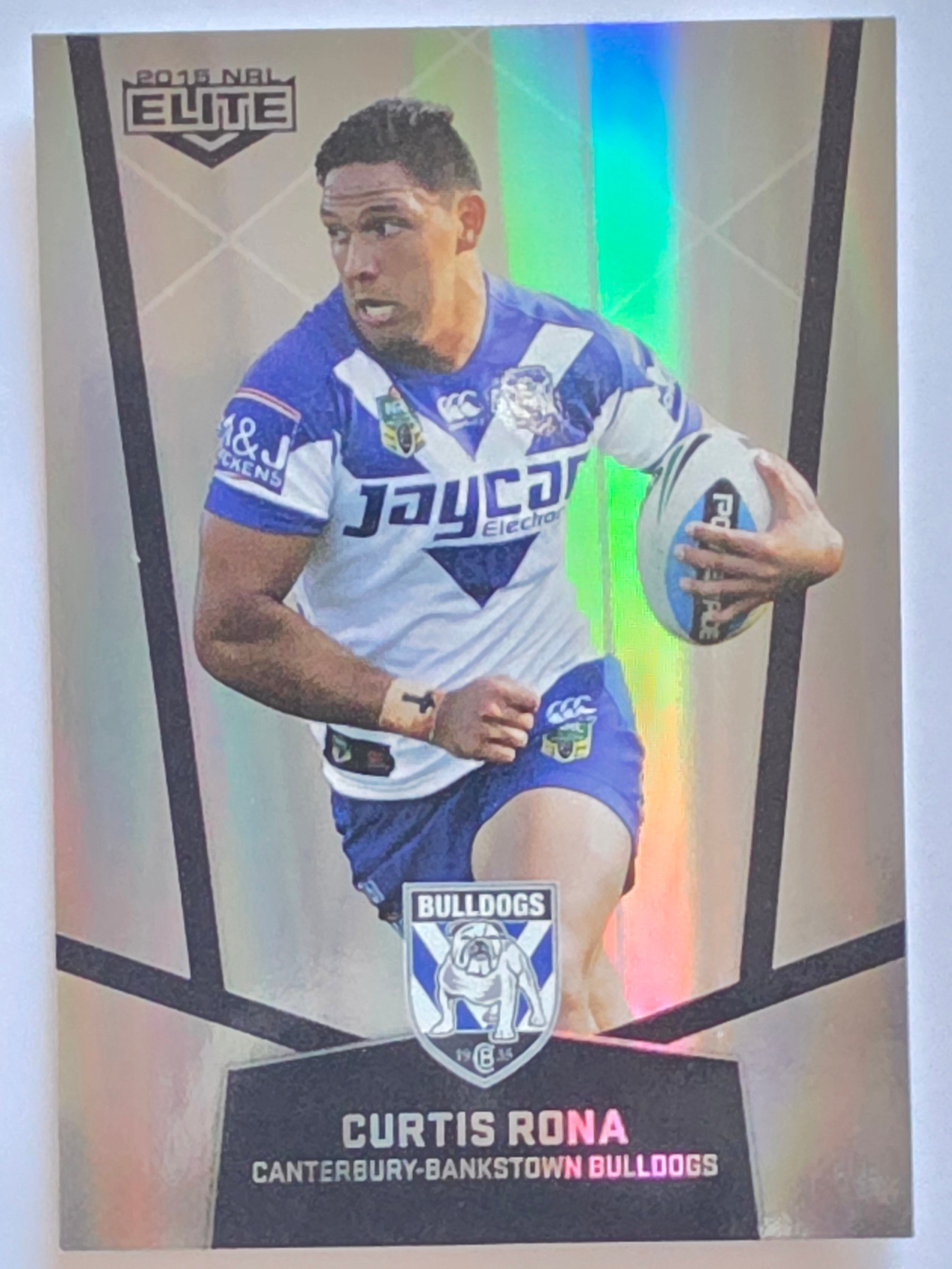 NRL 2015 Elite | Silver Parallel #P27 | Curtis Rona | Canterbury-Bankstown Bulldogs