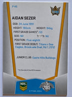 NRL 2015 Elite | Silver Parallel #P45 | Aidan Sezer | Gold Coast Titans
