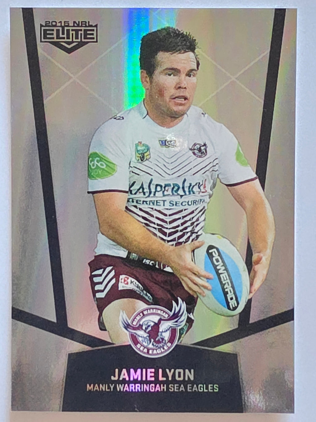 NRL 2015 Elite | Silver Parallel #P51 | Jamie Lyon | Manly Warringah Sea Eagles