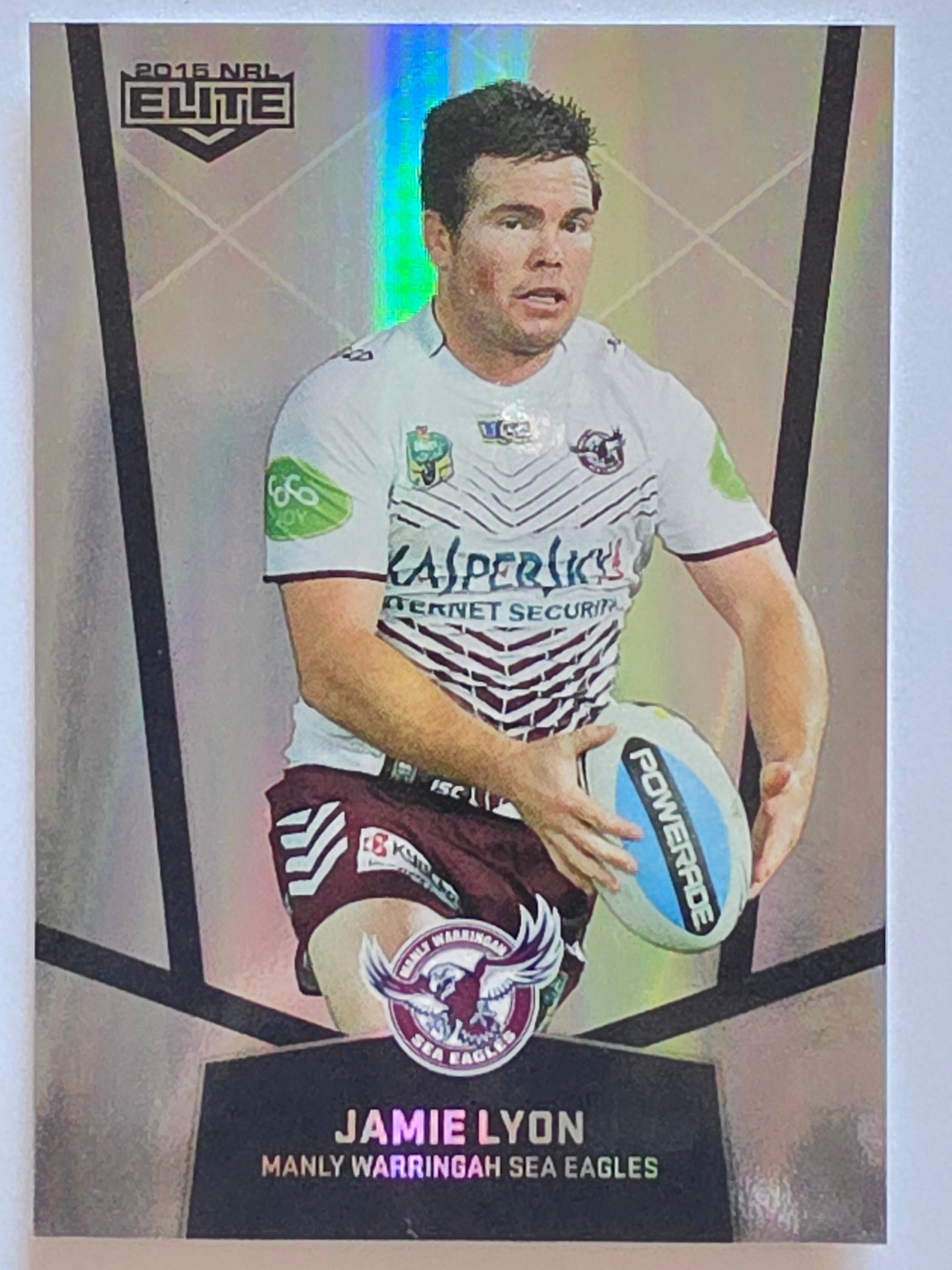 NRL 2015 Elite | Silver Parallel #P51 | Jamie Lyon | Manly Warringah Sea Eagles