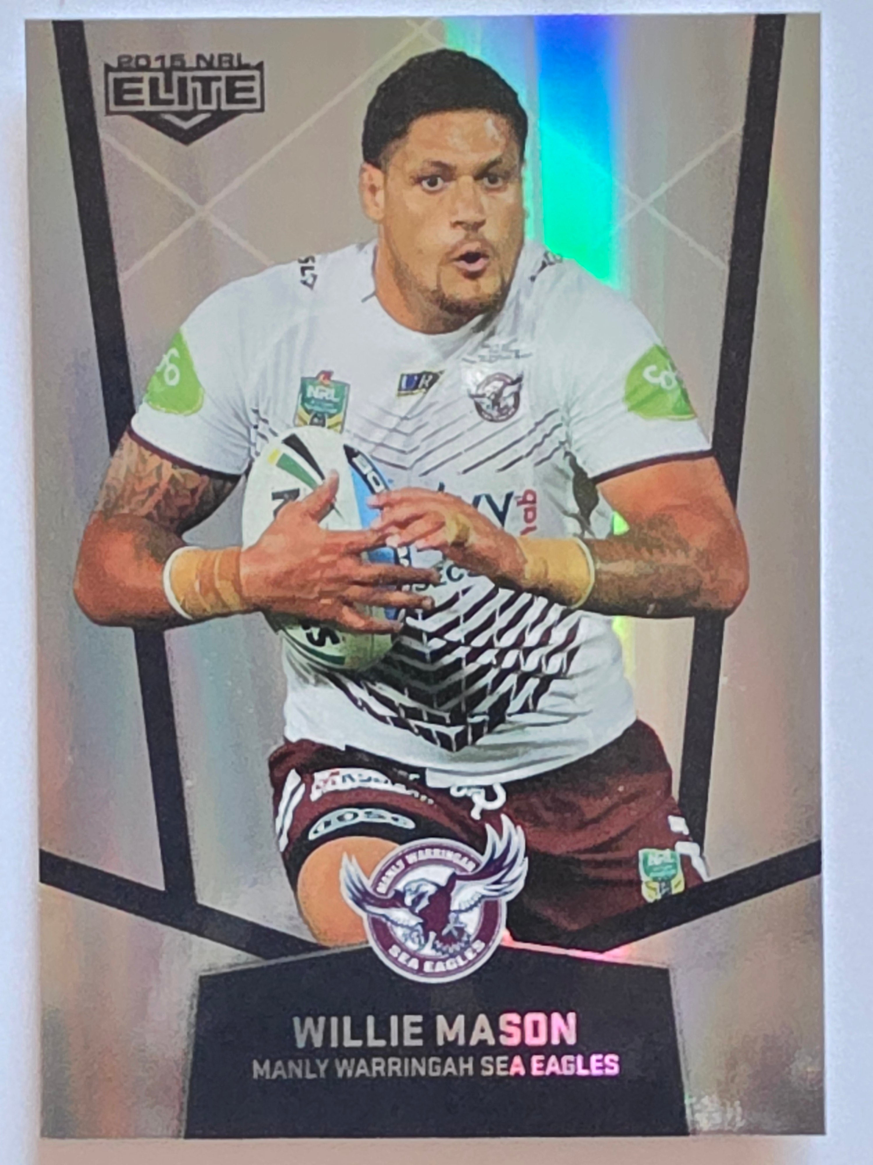 NRL 2015 Elite | Silver Parallel #P52 | Willie Mason | Manly Warringah Sea Eagles