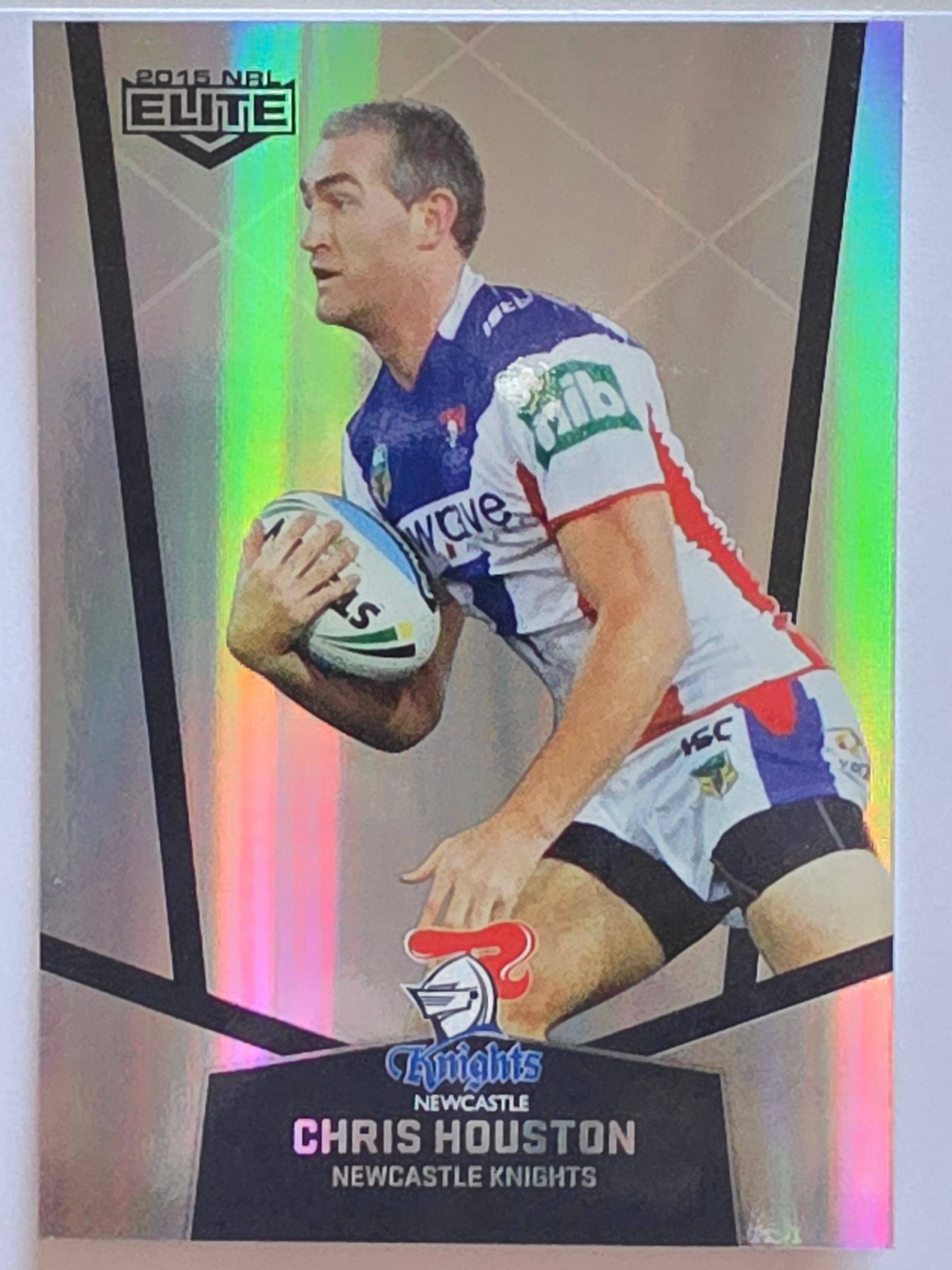 NRL 2015 Elite | Silver Parallel #P65 | Chris Houston | Newcastle Knights
