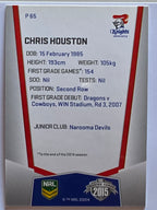 NRL 2015 Elite | Silver Parallel #P65 | Chris Houston | Newcastle Knights
