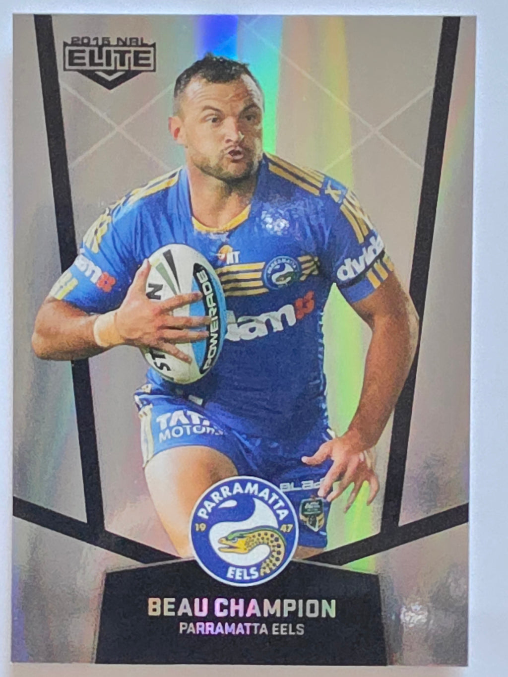 NRL 2015 Elite | Silver Parallel #P82 | Beau Champion | Parramatta Eels