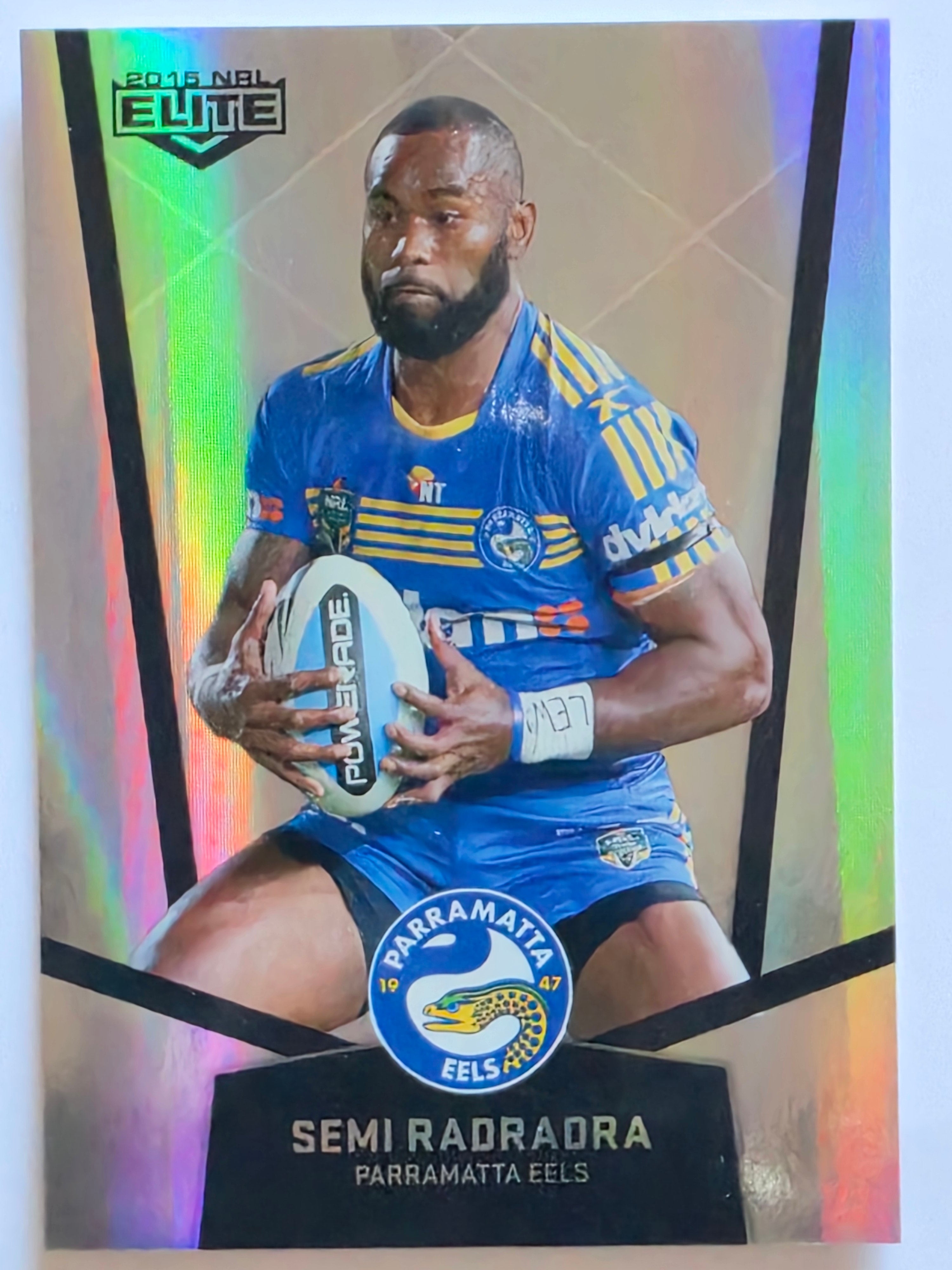 NRL 2015 Elite | Silver Parallel #P87 | Semi Radradra | Parramatta Eels