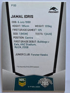 NRL 2015 Elite | Silver Parallel #P93 | Jamal Idris | Penrith Panthers