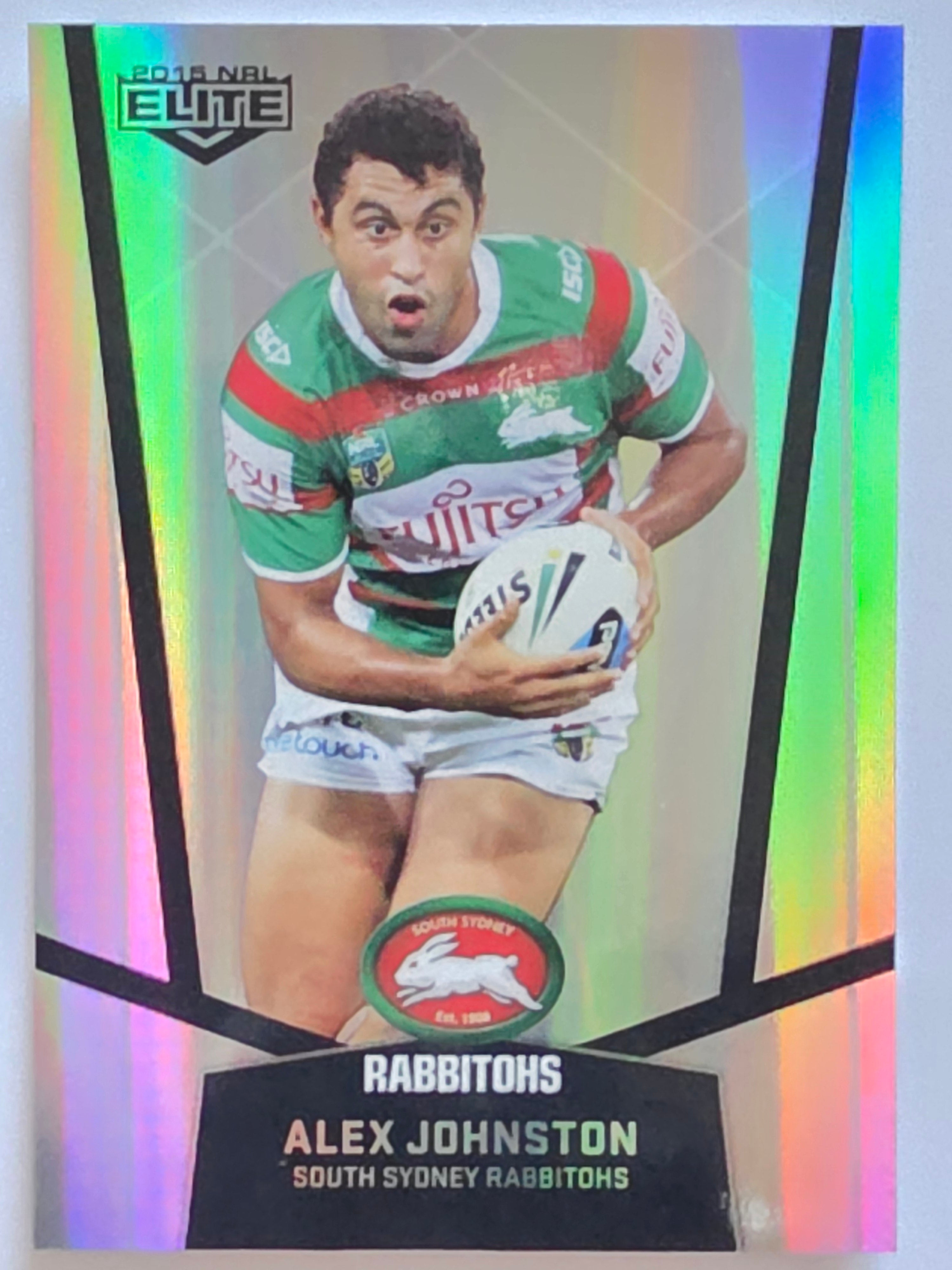 NRL 2015 Elite | Silver Parallel #P103 | Alex Johnston | South Sydney Rabbitohs