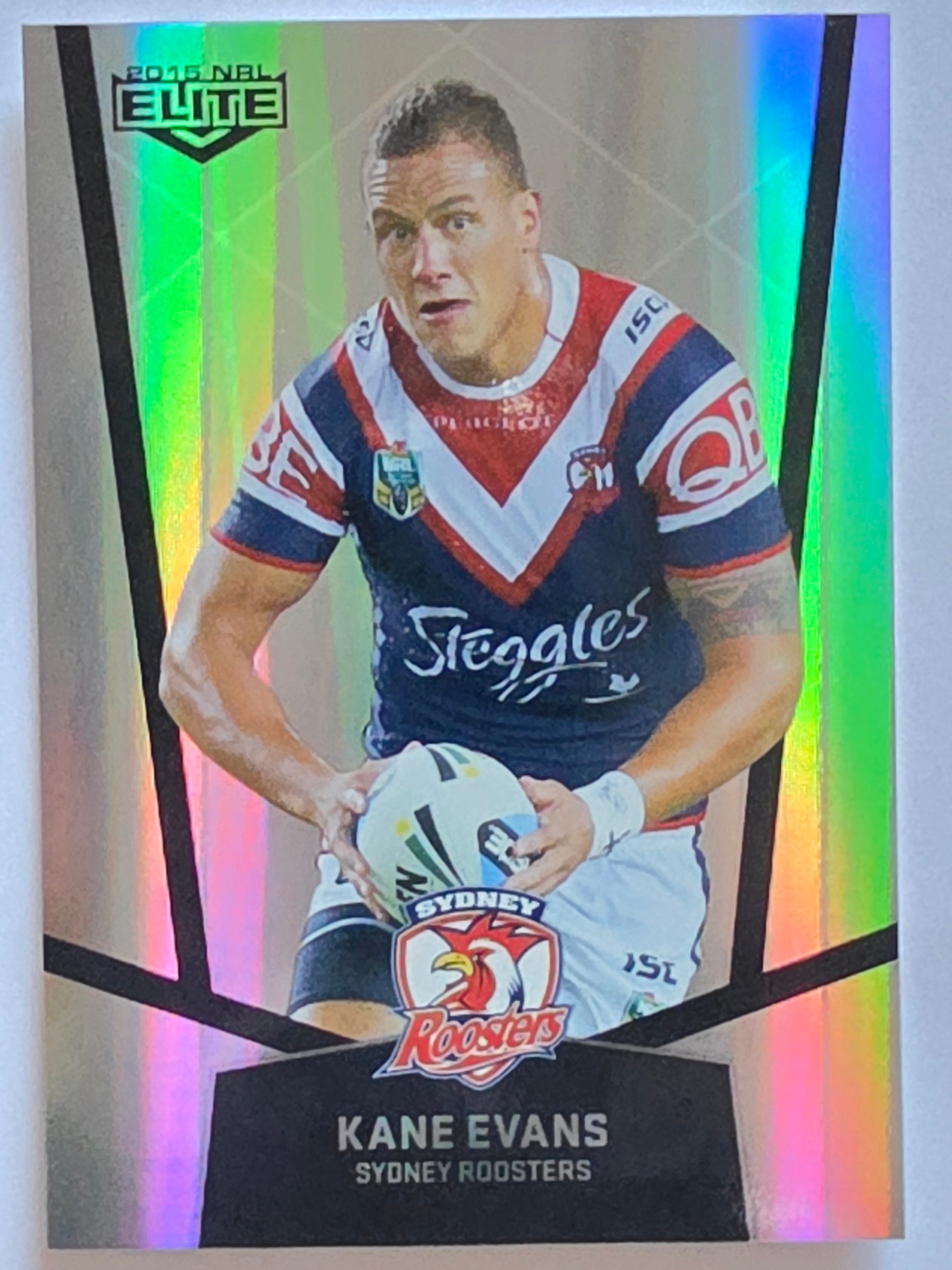 NRL 2015 Elite | Silver Parallel #P118 | Kane Evans | Sydney Roosters