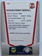 NRL 2015 Elite | Silver Parallel #P122 | Shaun Kenny-Dowall | Sydney Roosters