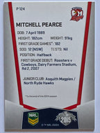 NRL 2015 Elite | Silver Parallel #P124 | Mitchell Pearce | Sydney Roosters