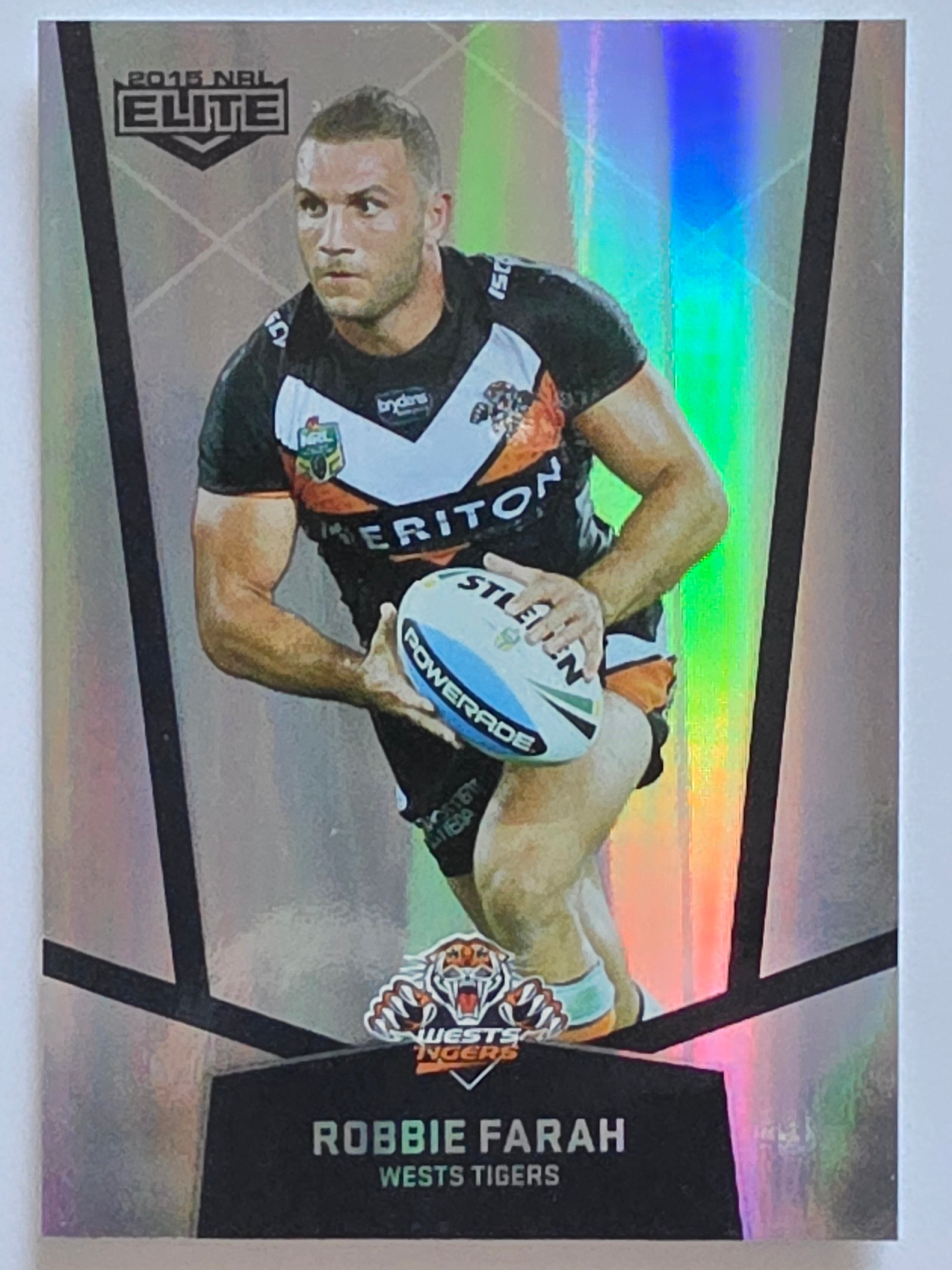 NRL 2015 Elite | Silver Parallel #P137 | Robbie Farah | Wests Tigers