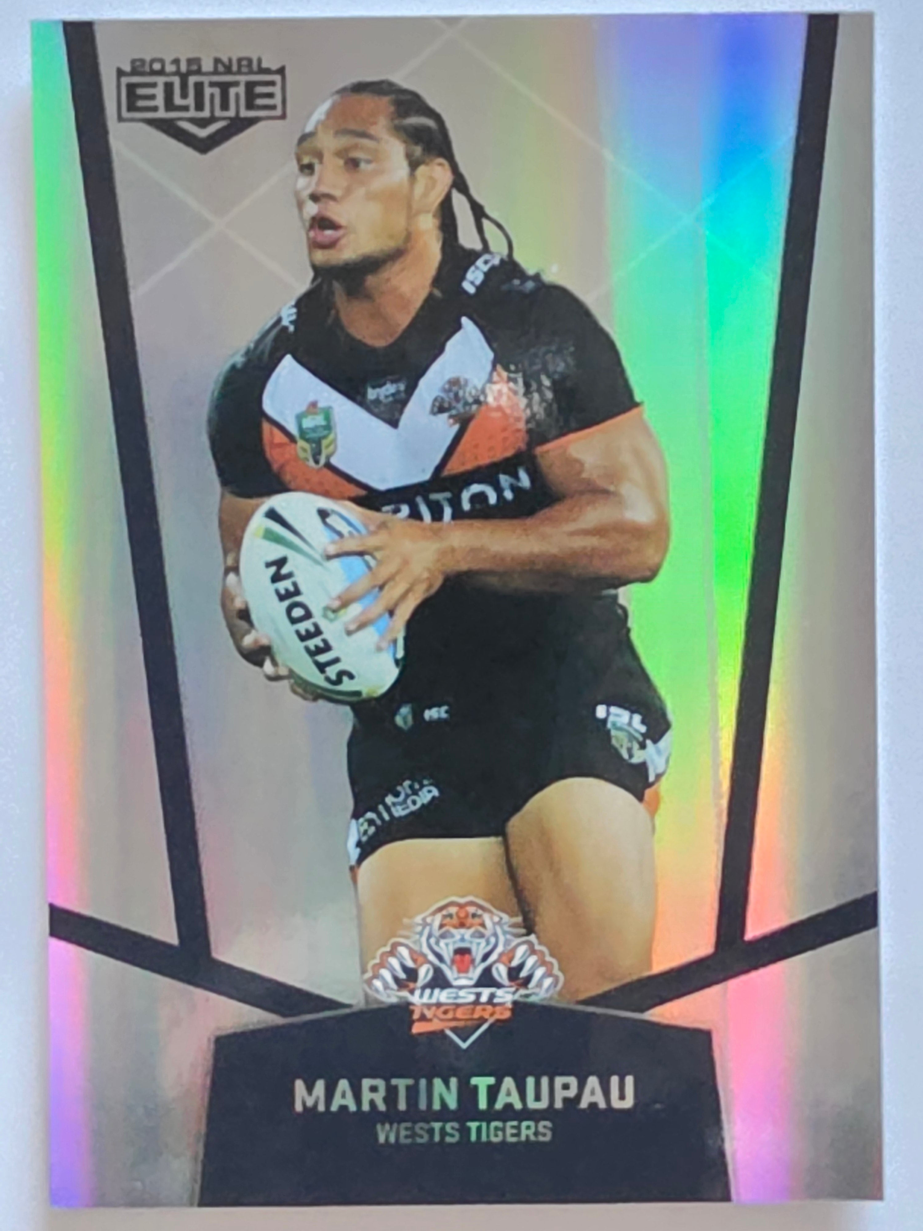 NRL 2015 Elite | Silver Parallel #P143 | Martin Taupau | Wests Tigers