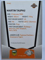 NRL 2015 Elite | Silver Parallel #P143 | Martin Taupau | Wests Tigers