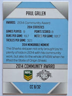 NRL 2015 Elite | Club Champions #CC8 Paul Gallen Cronulla Sutherland Sharks