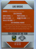 NRL 2015 Elite | Club Champions #CC32 Luke Brooks Wests Tigers