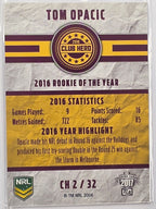 NRL 2017 Traders | Club Hero #CH2 | Tom Opacic | Brisbane Broncos
