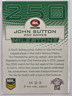 NRL 2017 Traders | Milestones | #M2 | John Sutton | South Sydney Rabbitohs