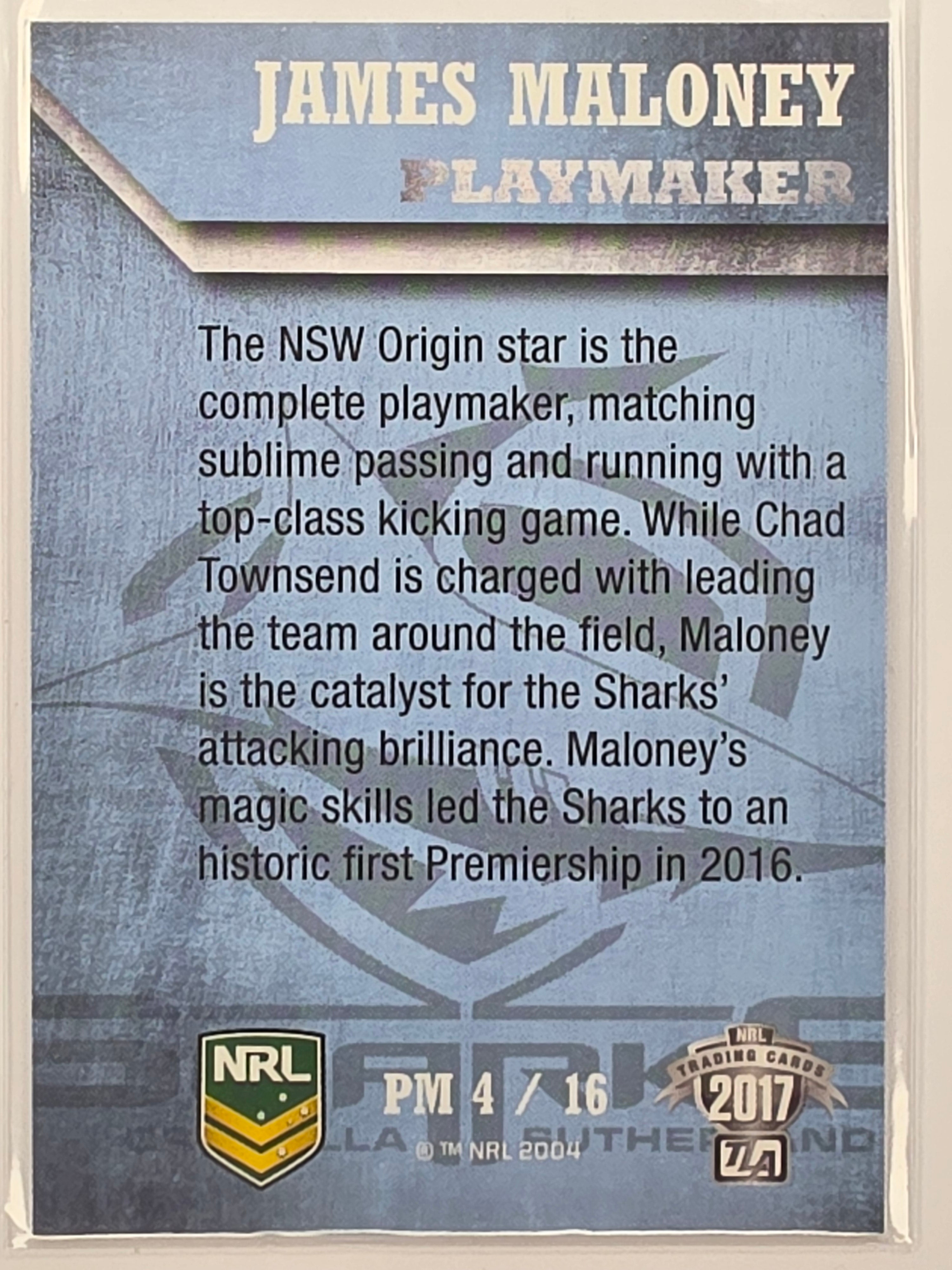 NRL 2017 Traders | Playmakers | #PM4 | James Maloney | Cronulla Sharks