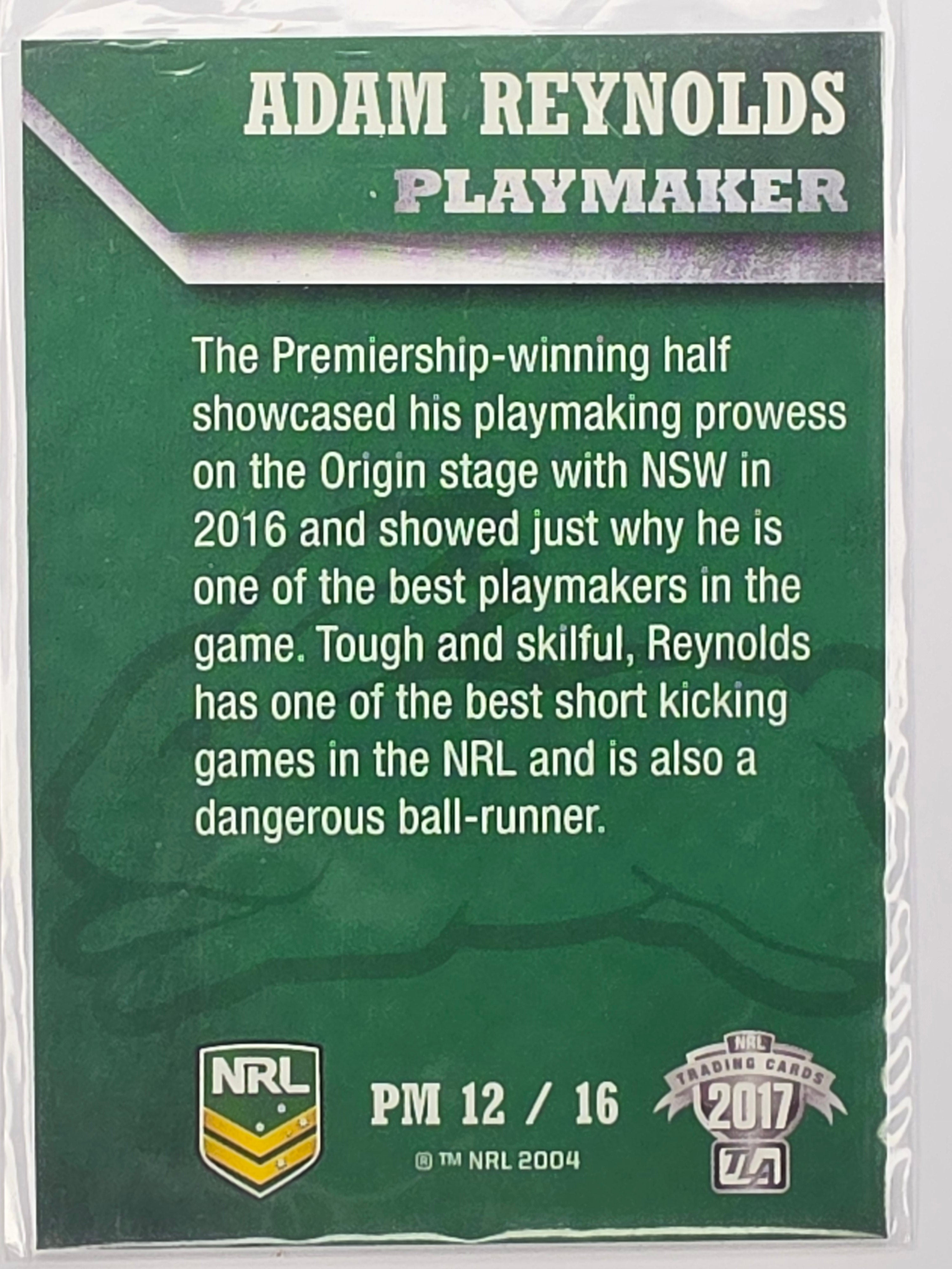 NRL 2017 Traders | Playmakers | #PM12 | Adam Reynolds | South Sydney Rabbitohs