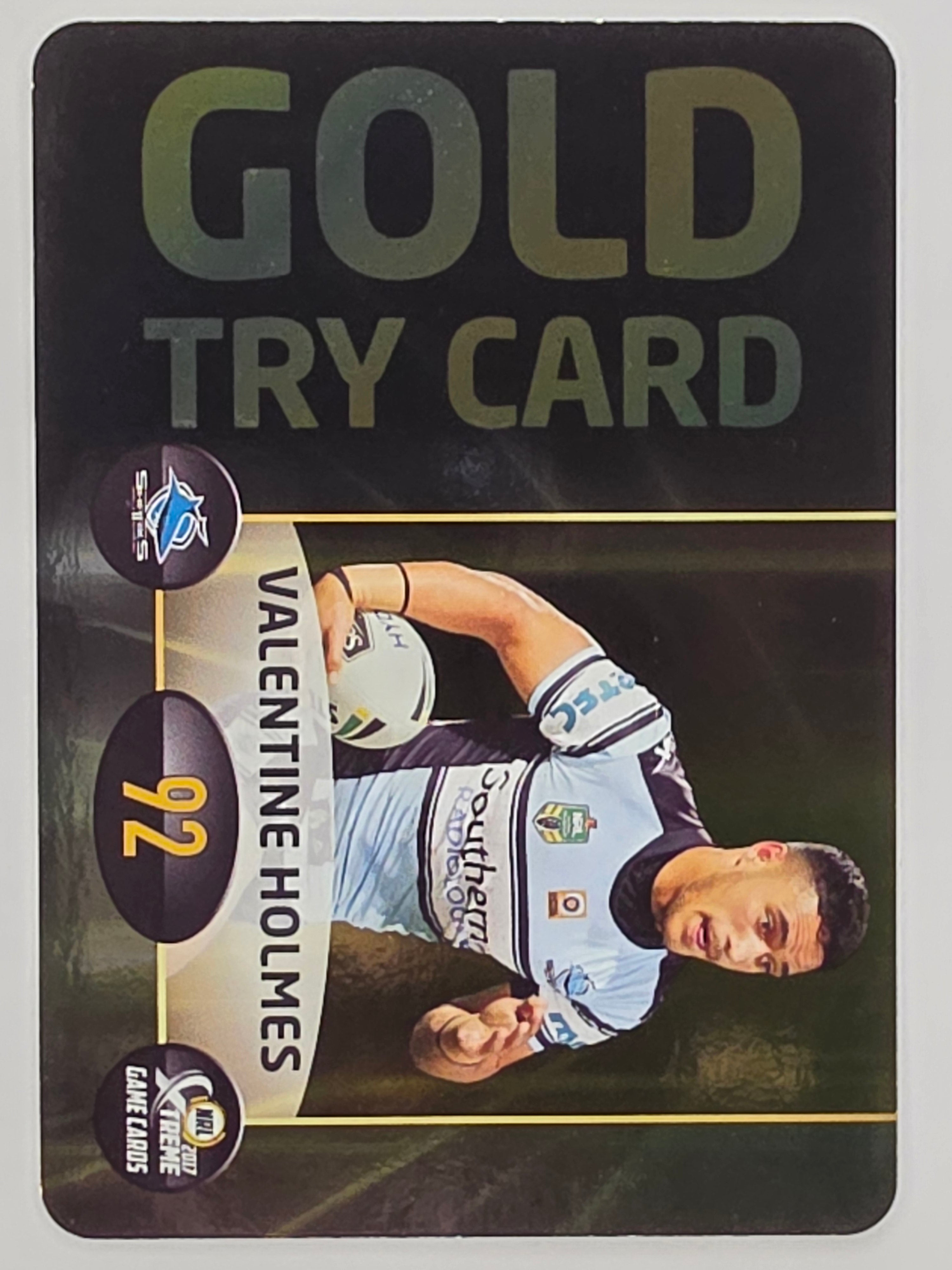 NRL 2017 Extreme | Power Cards #PC4 | Valentine Holmes | Cronulla Sharks