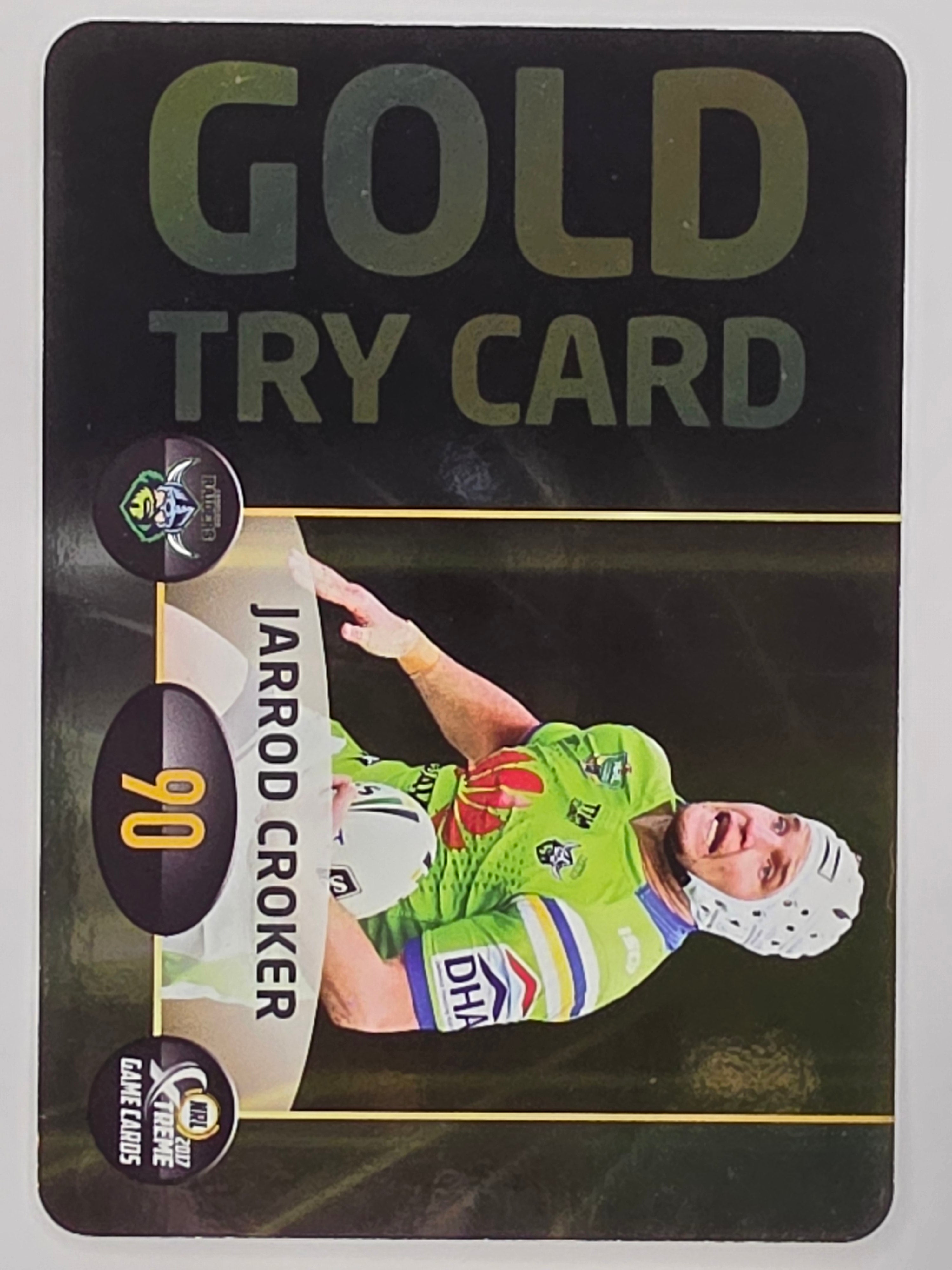 NRL 2017 Extreme | Power Cards #PC5 | Jarrod Croker | Canberra Raiders