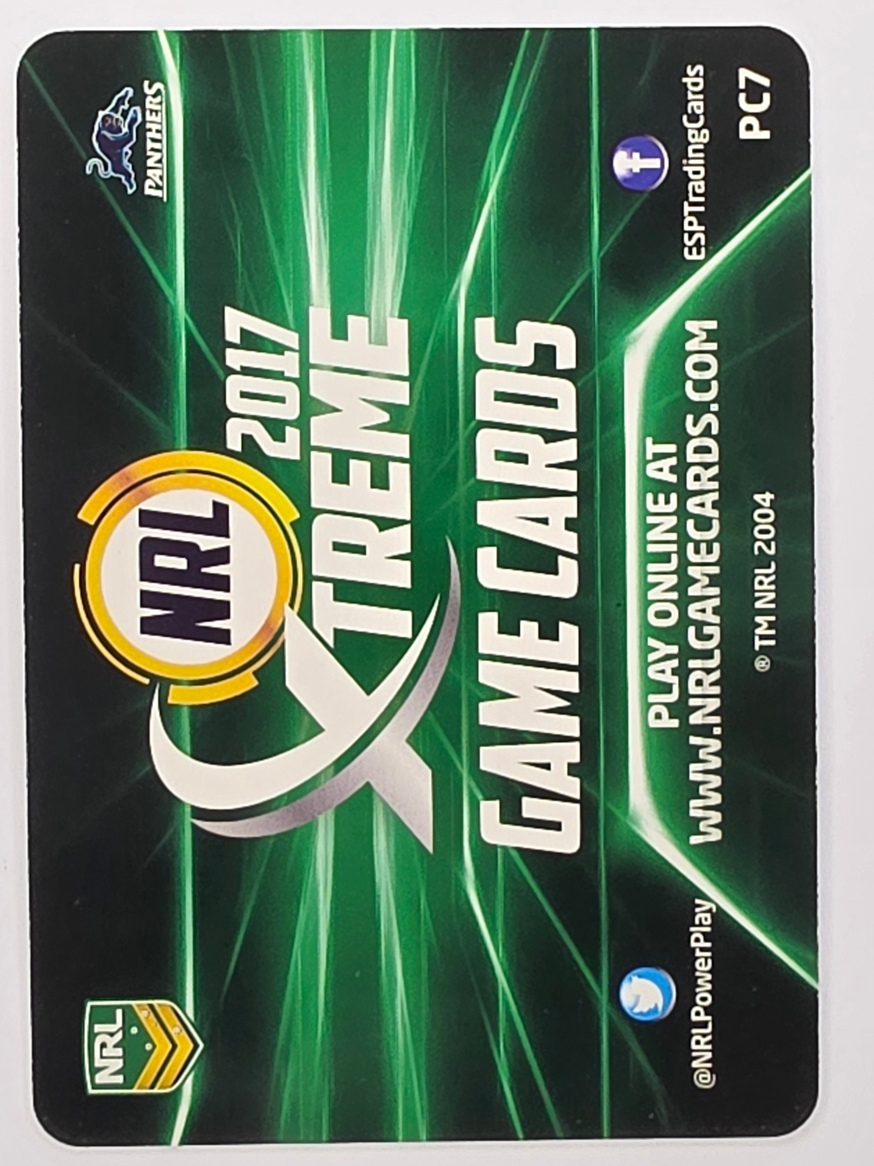 NRL 2017 Extreme | Power Cards #PC7 | Josh Mansour | Penrith Panthers