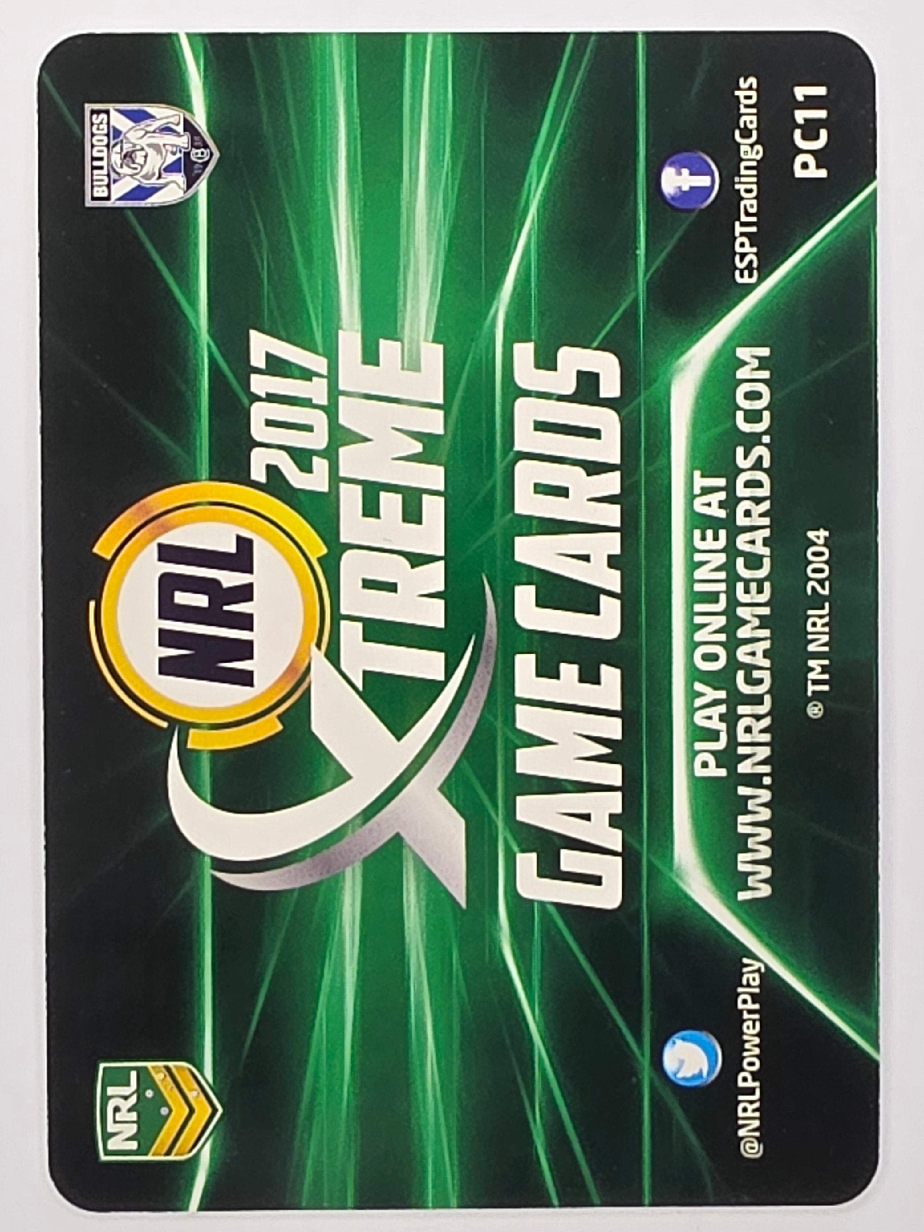 NRL 2017 Extreme | Power Cards #PC11 | James Graham | Canterbury Bulldogs