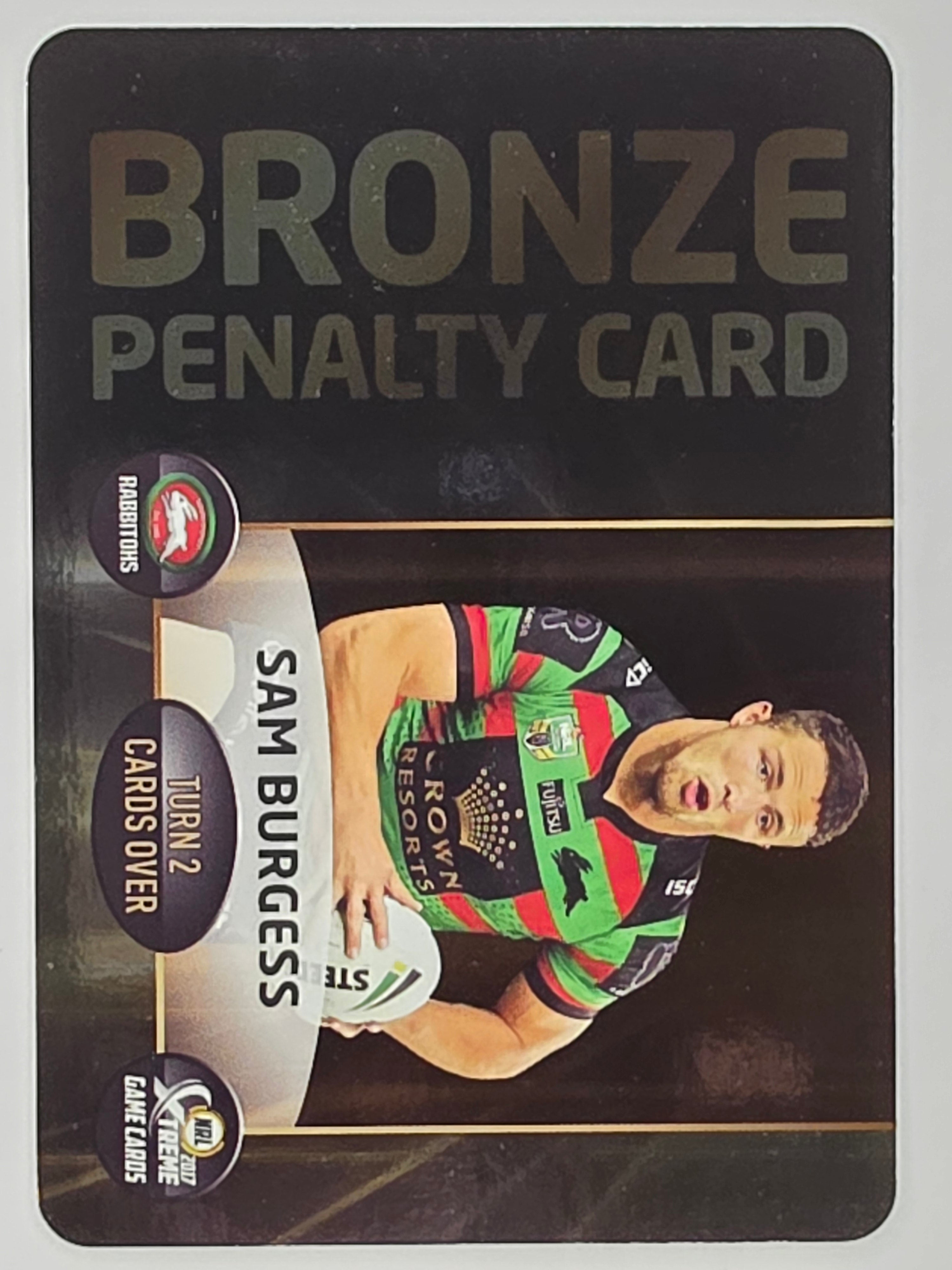 NRL 2017 Extreme | Power Cards #PC12 | Sam Burgess | South Sydney Rabbitohs