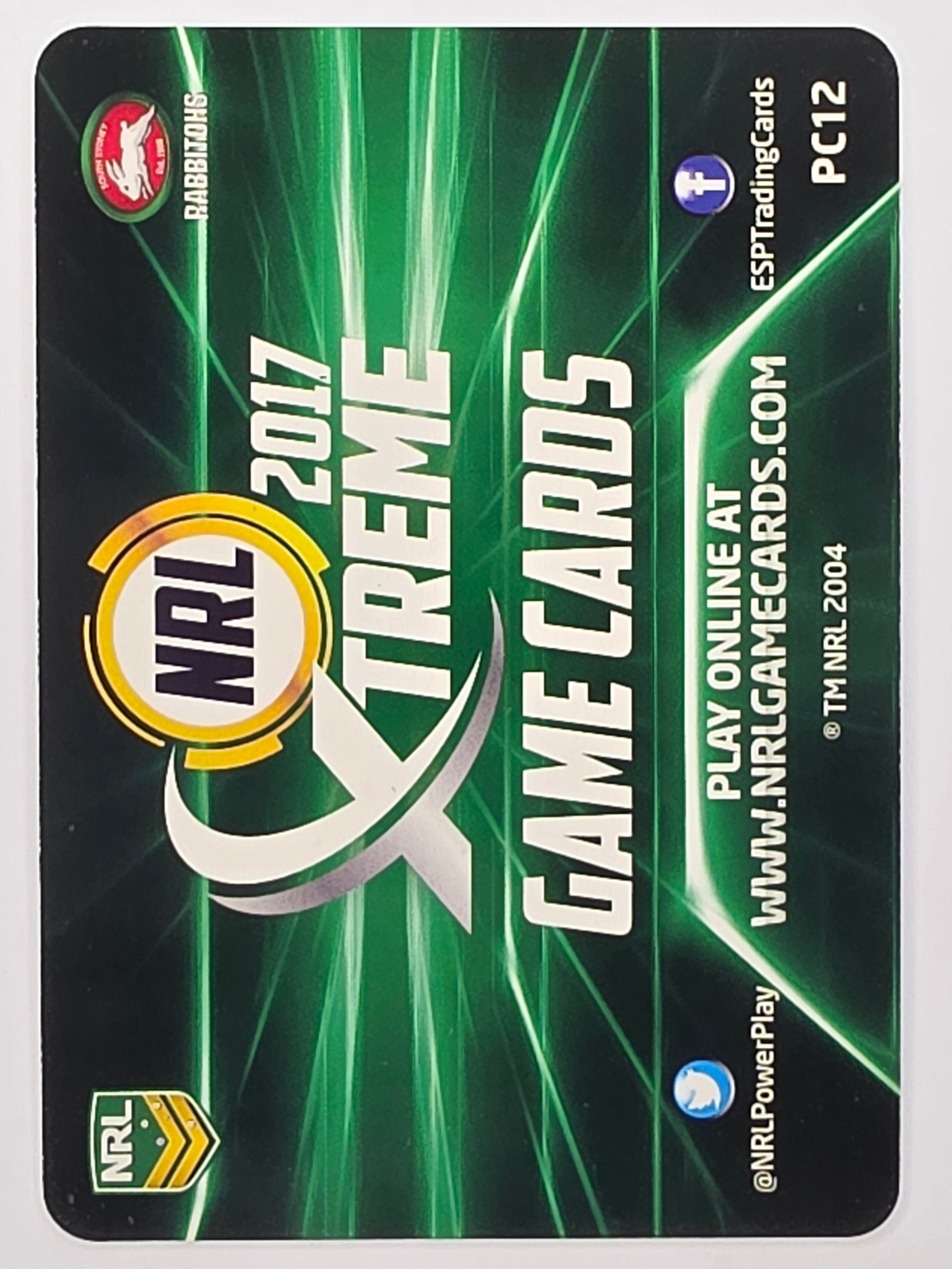 NRL 2017 Extreme | Power Cards #PC12 | Sam Burgess | South Sydney Rabbitohs