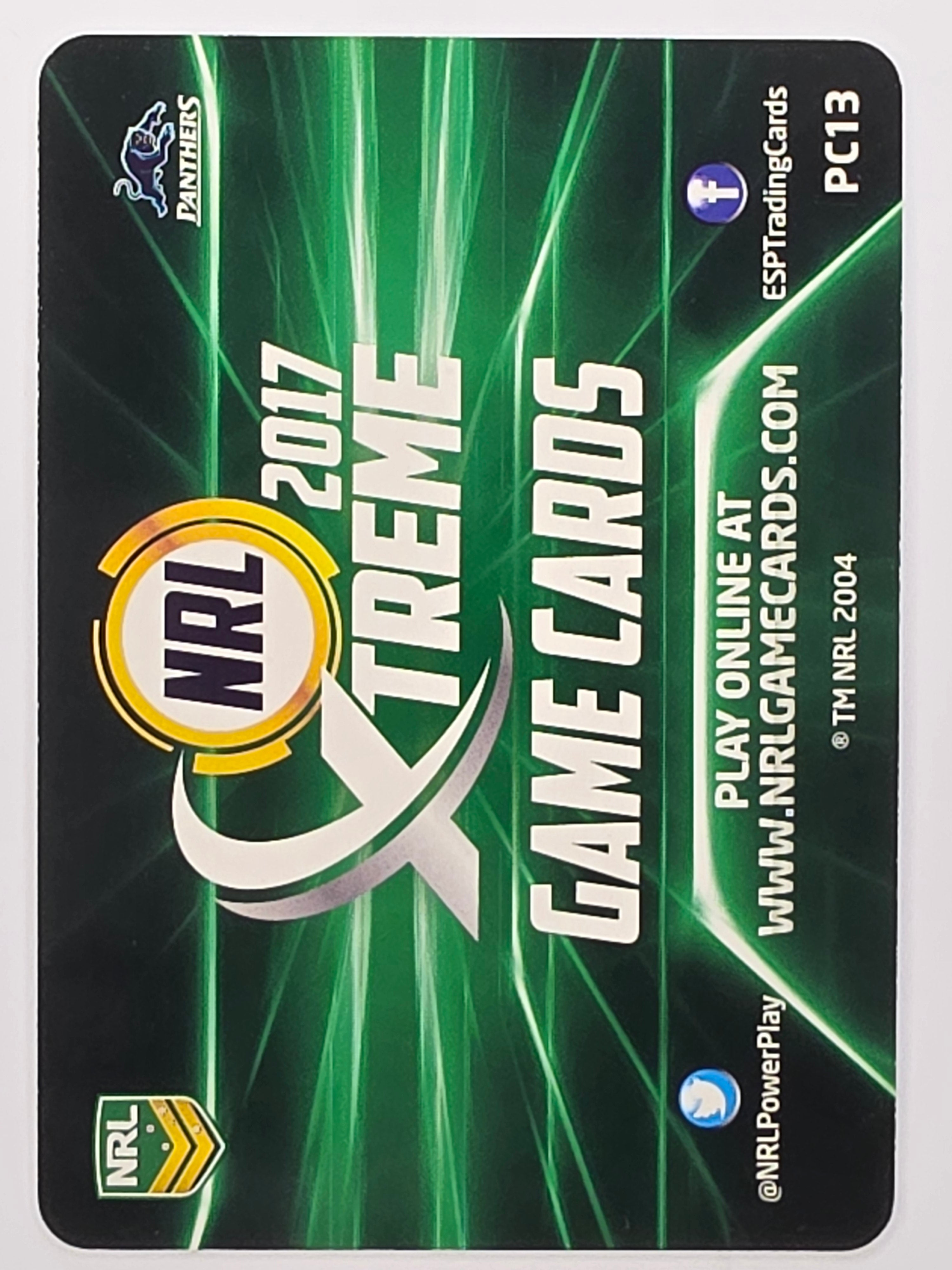 NRL 2017 Extreme | Power Cards #PC13 | Trent Merrin | Penrith Panthers
