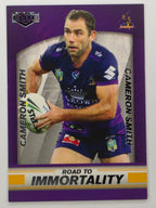 NRL 2016 Elite | Road To Immortality Box Card #BC2 Cameron Smith Melbourne Storm