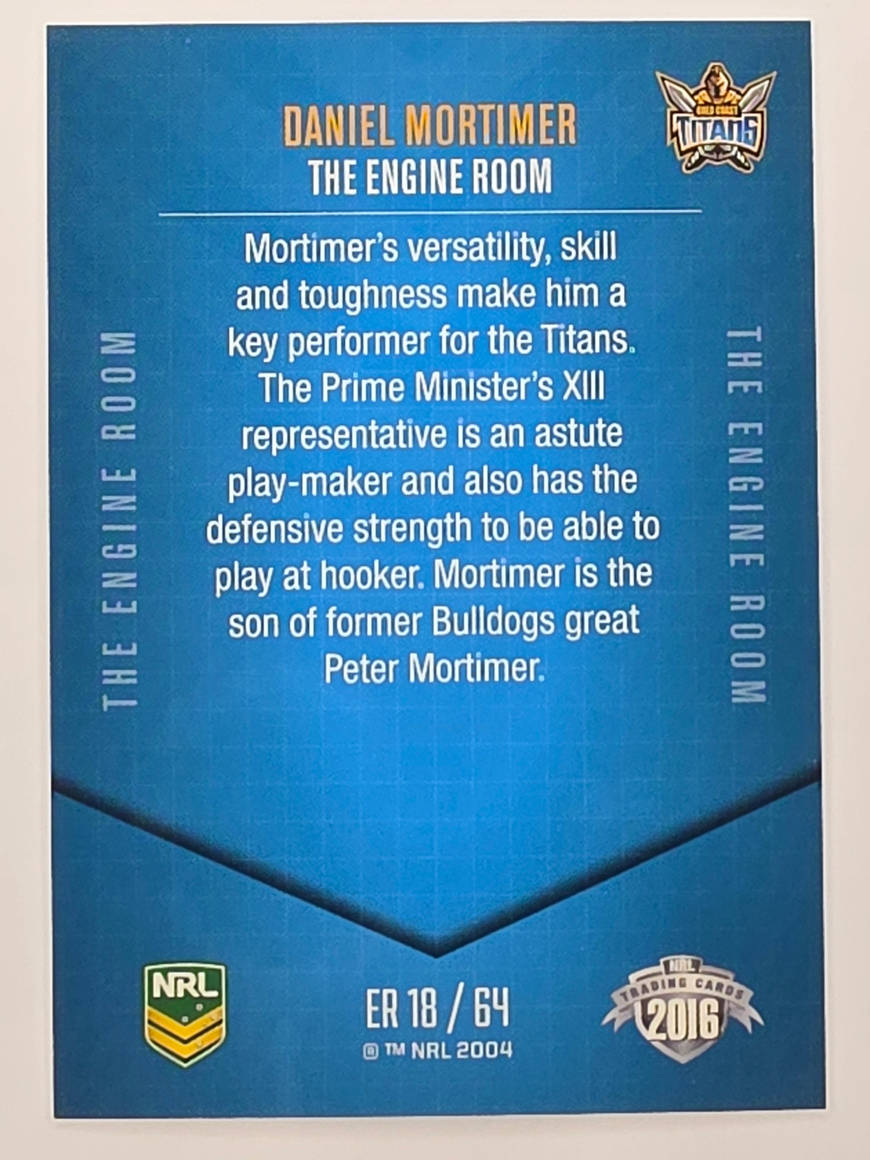 NRL 2016 Elite | Engine Room | #ER18 Daniel Mortimer Gold Coast Titans