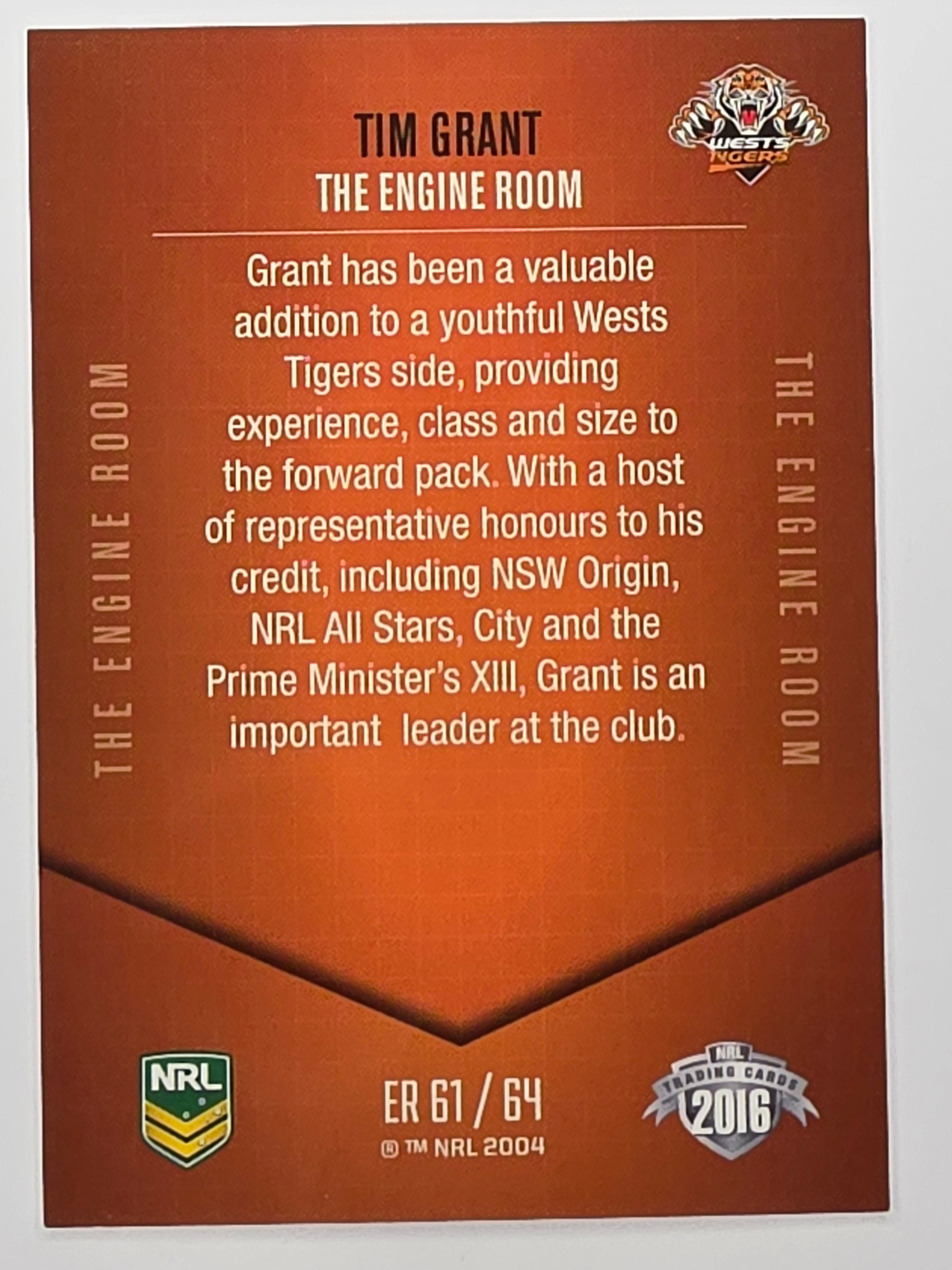 NRL 2016 Elite | Engine Room | #ER61 Tim Grant Wests Tigers