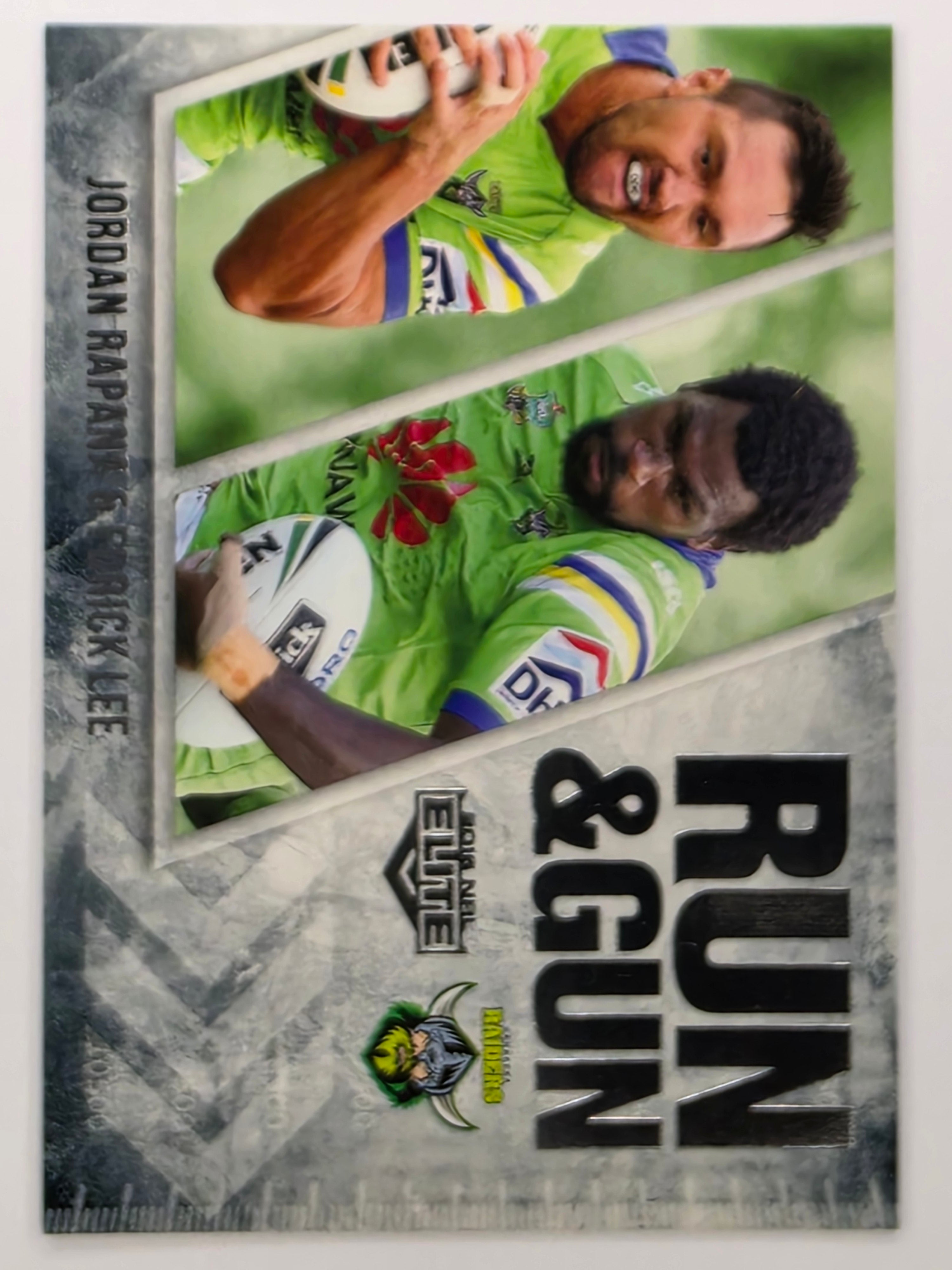 NRL 2016 Elite | Run & Gun #RG3 Rapana / Lee | Canberra Raiders