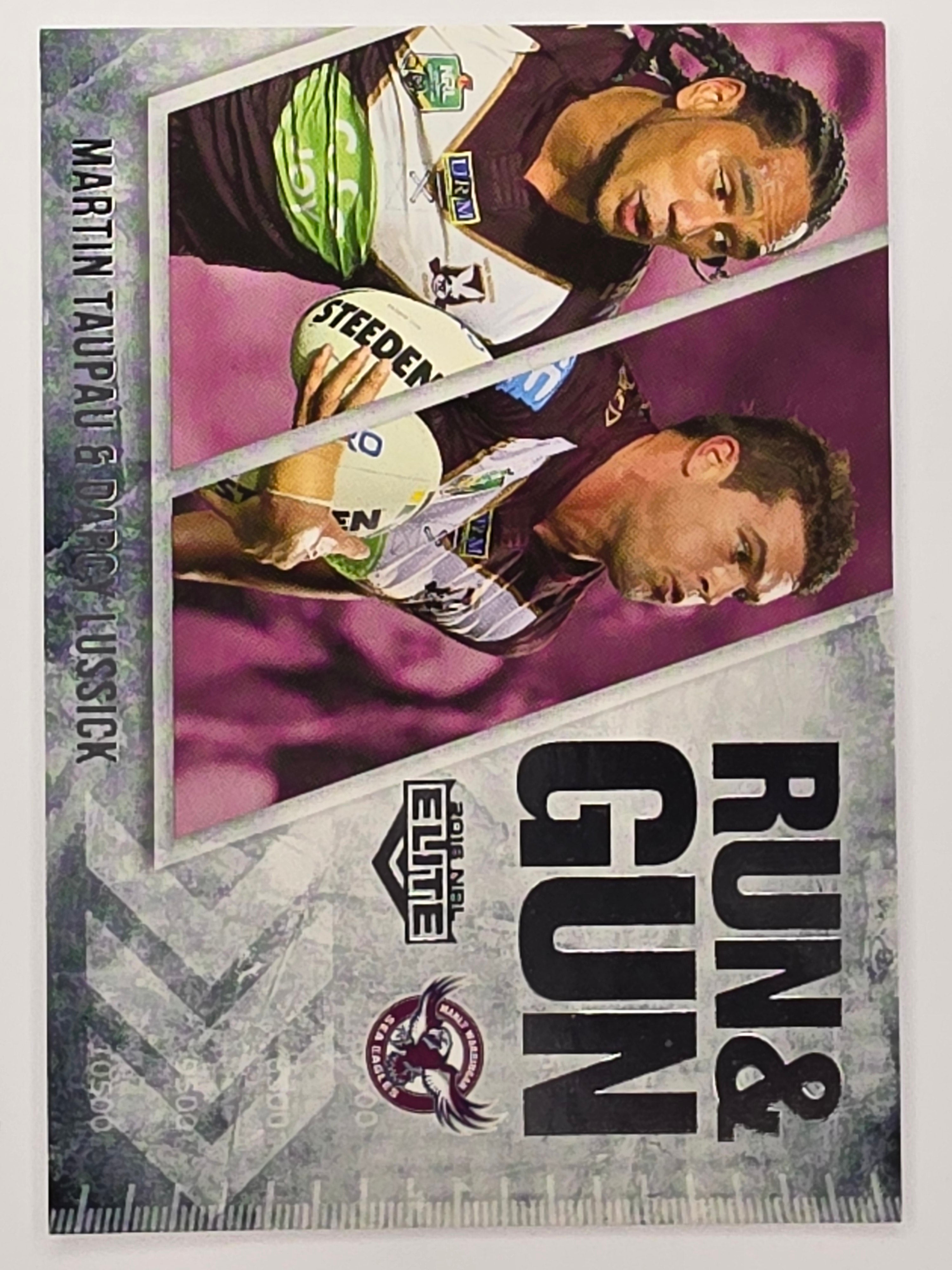 NRL 2016 Elite | Run & Gun #RG12 Taupau / Lussick | Manly Warringah Sea Eagles