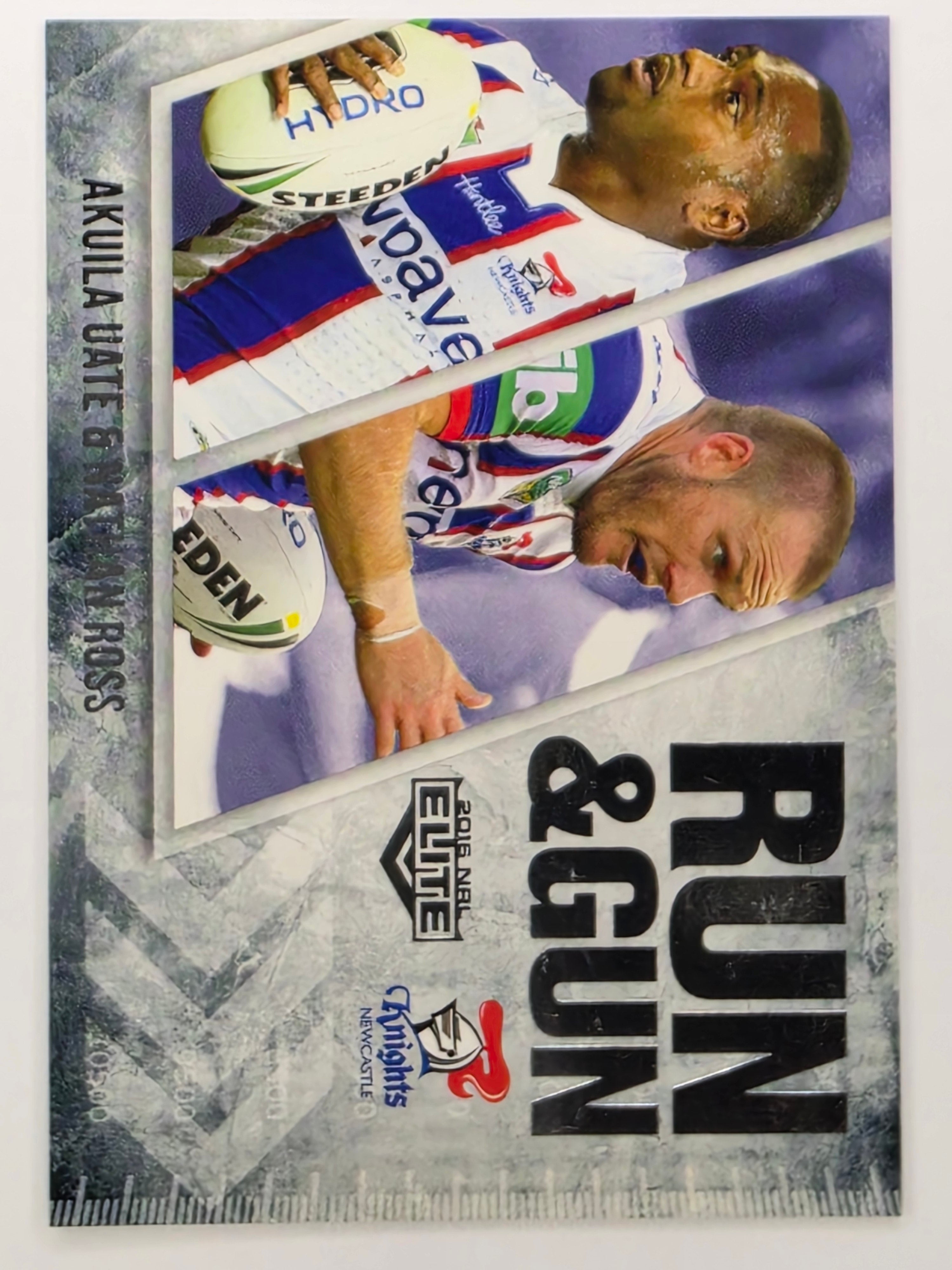 NRL 2016 Elite | Run & Gun #RG15 Uate / Ross | Newcastle Knights