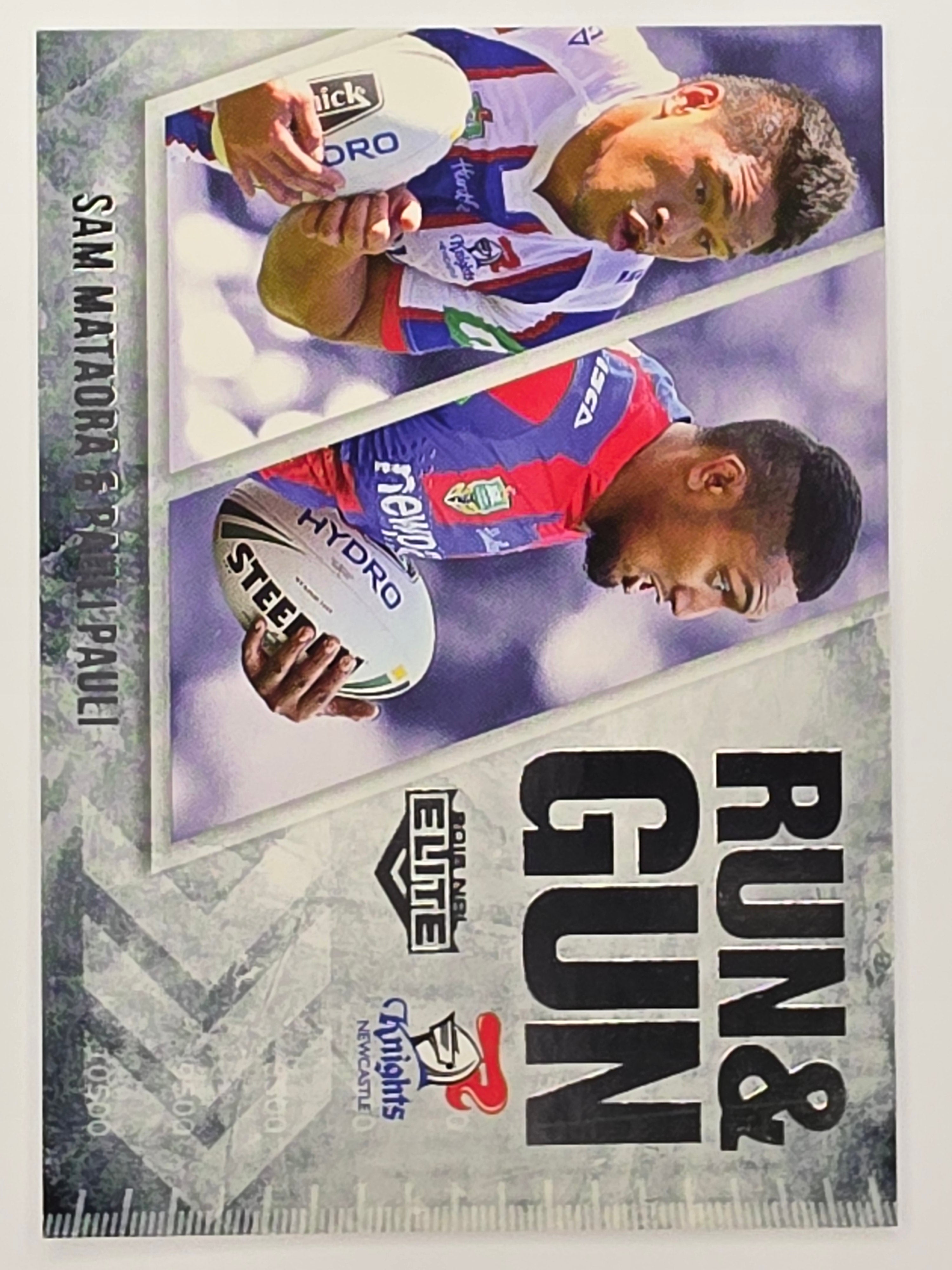 NRL 2016 Elite | Run & Gun #RG16 Mataora / Pauli | Newcastle Knights