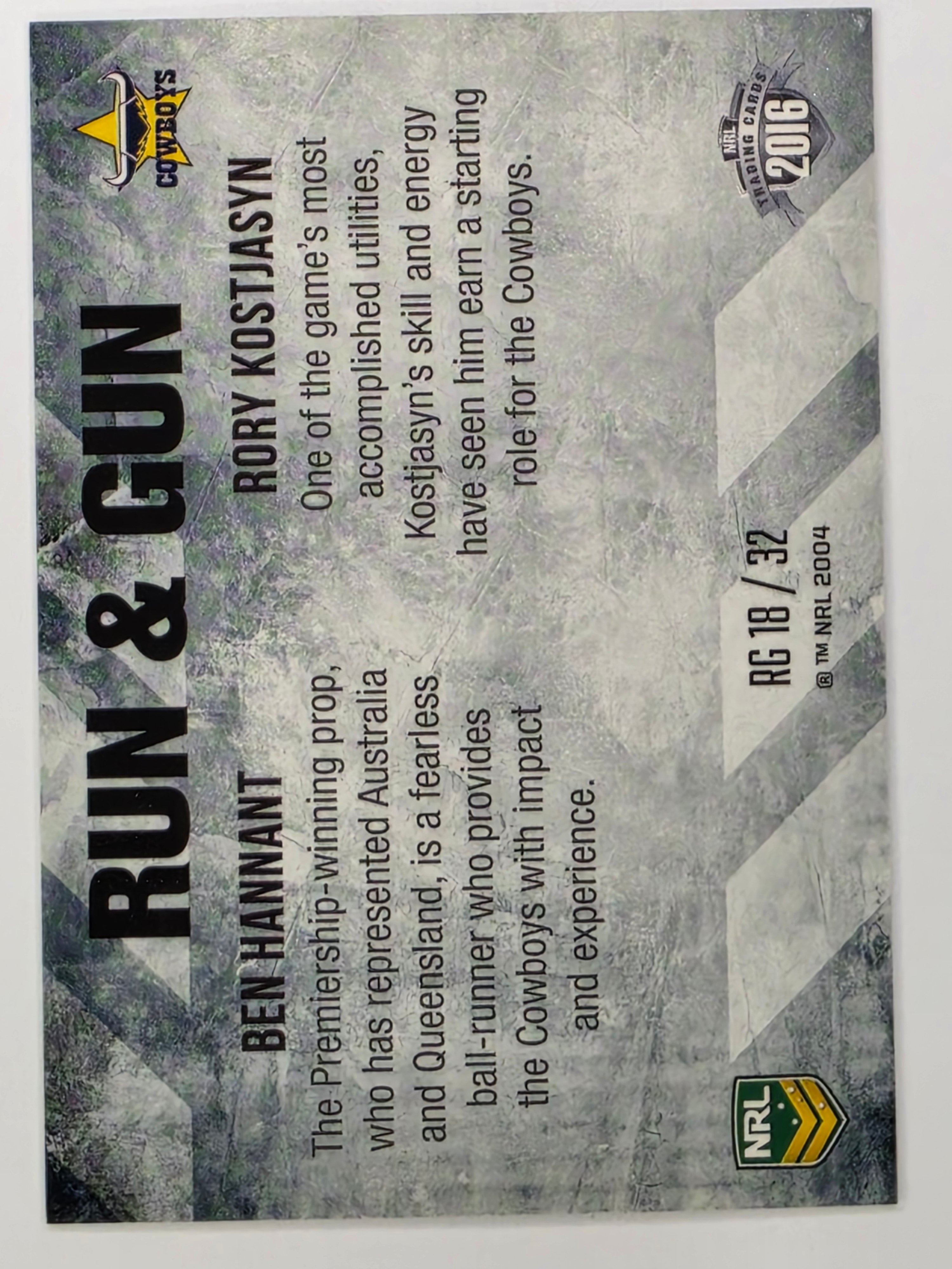 NRL 2016 Elite | Run & Gun #RG18 Hannant / Kostjasyn | North Queensland Cowboys