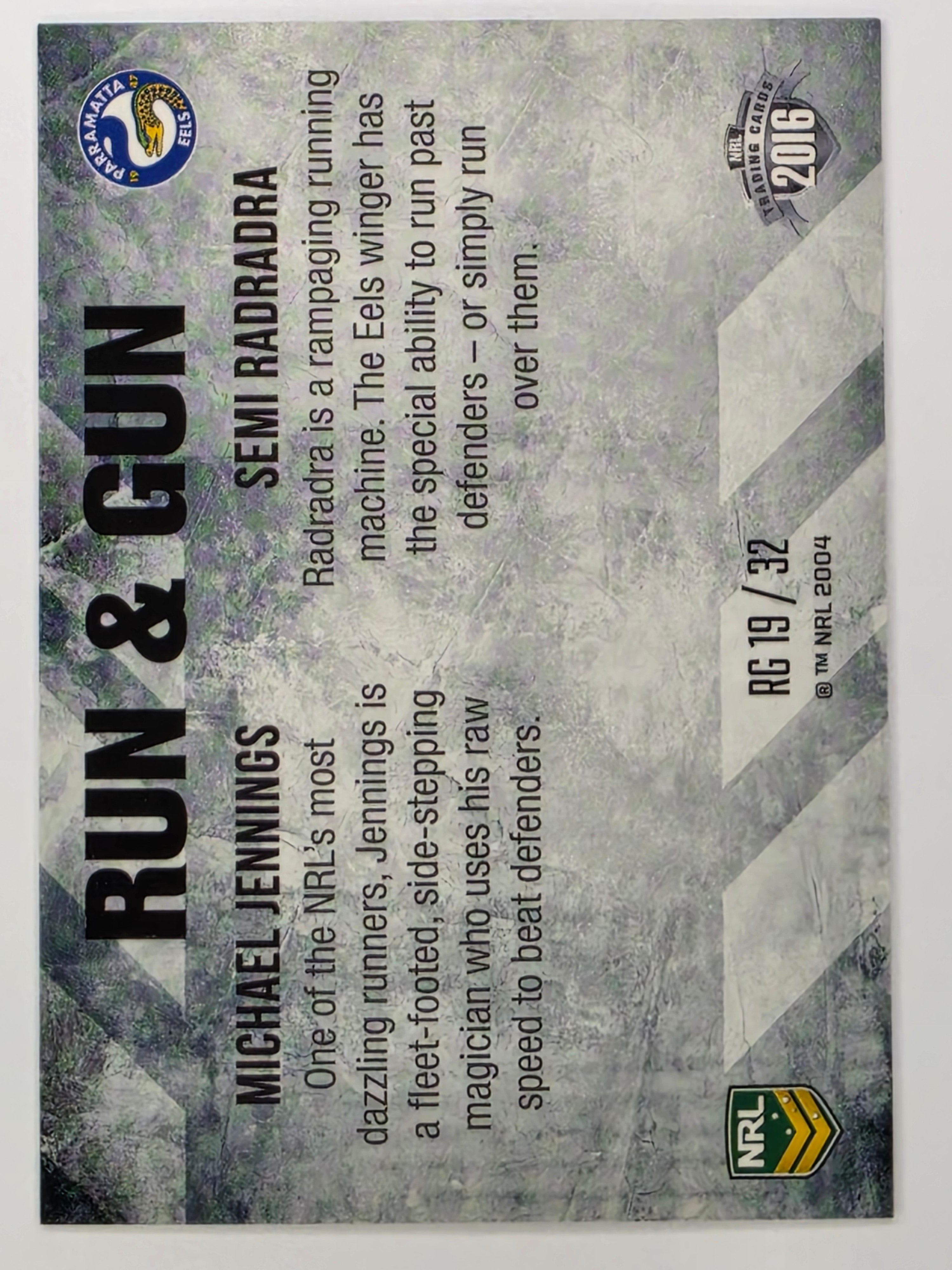 NRL 2016 Elite | Run & Gun #RG19 Jennings / Radradra | Parramatta Eels