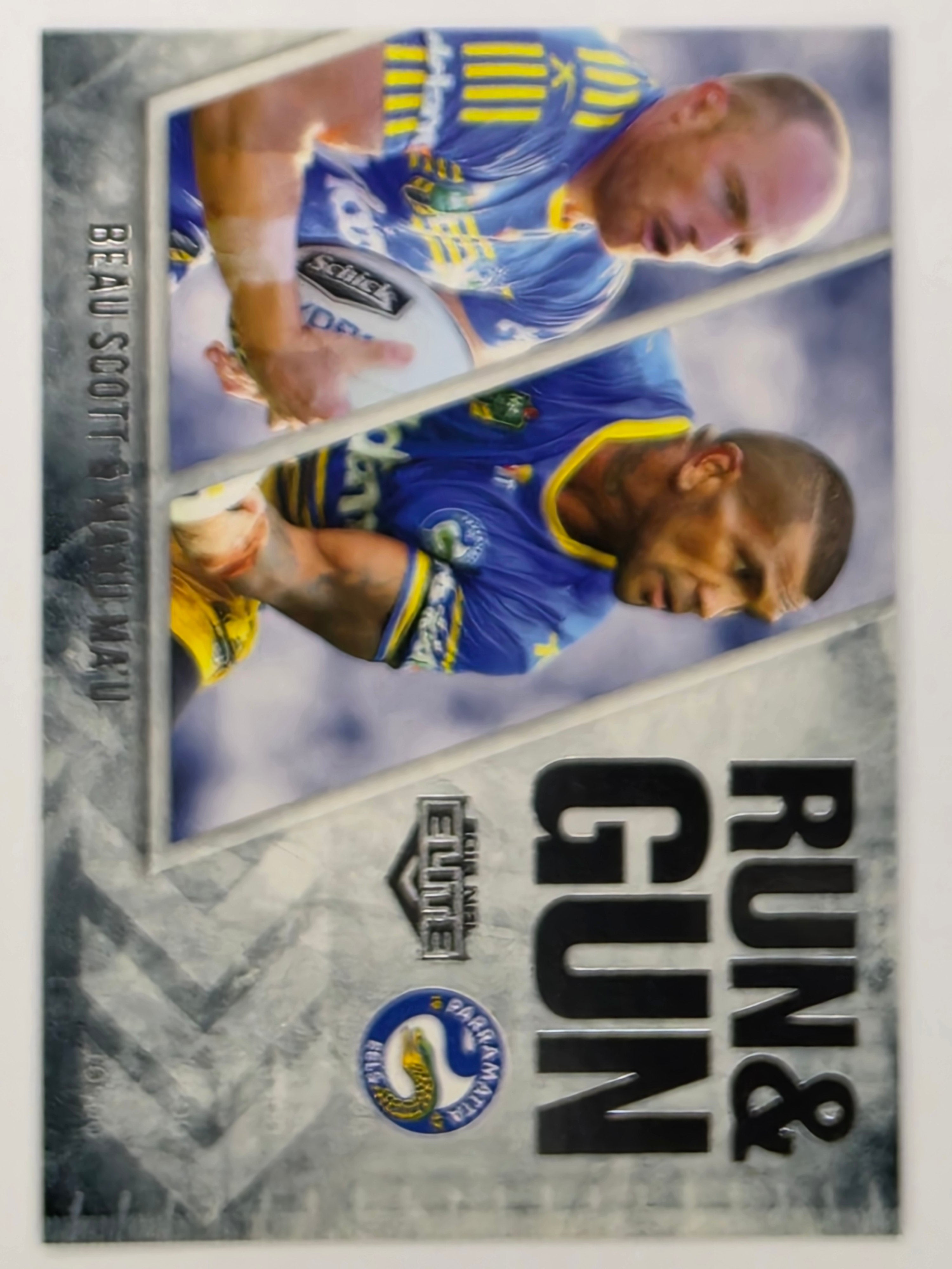 NRL 2016 Elite | Run & Gun #RG20 Scott / Ma'u | Parramatta Eels