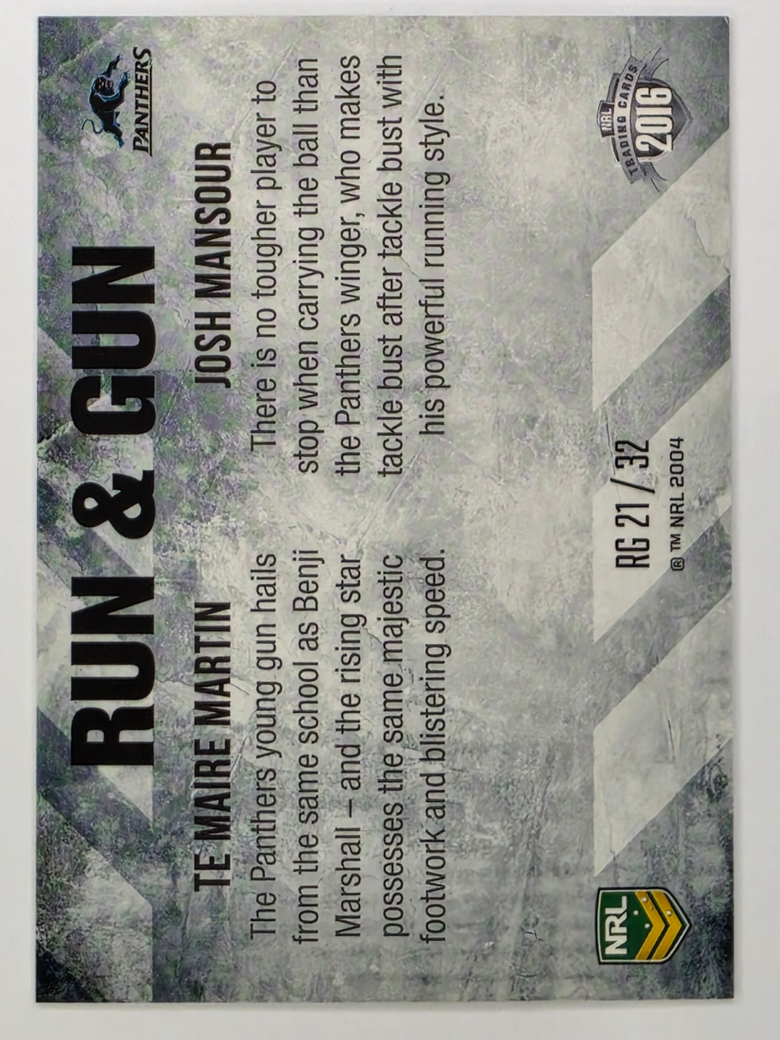 NRL 2016 Elite | Run & Gun #RG21 Martin / Mansour | Penrith Panthers