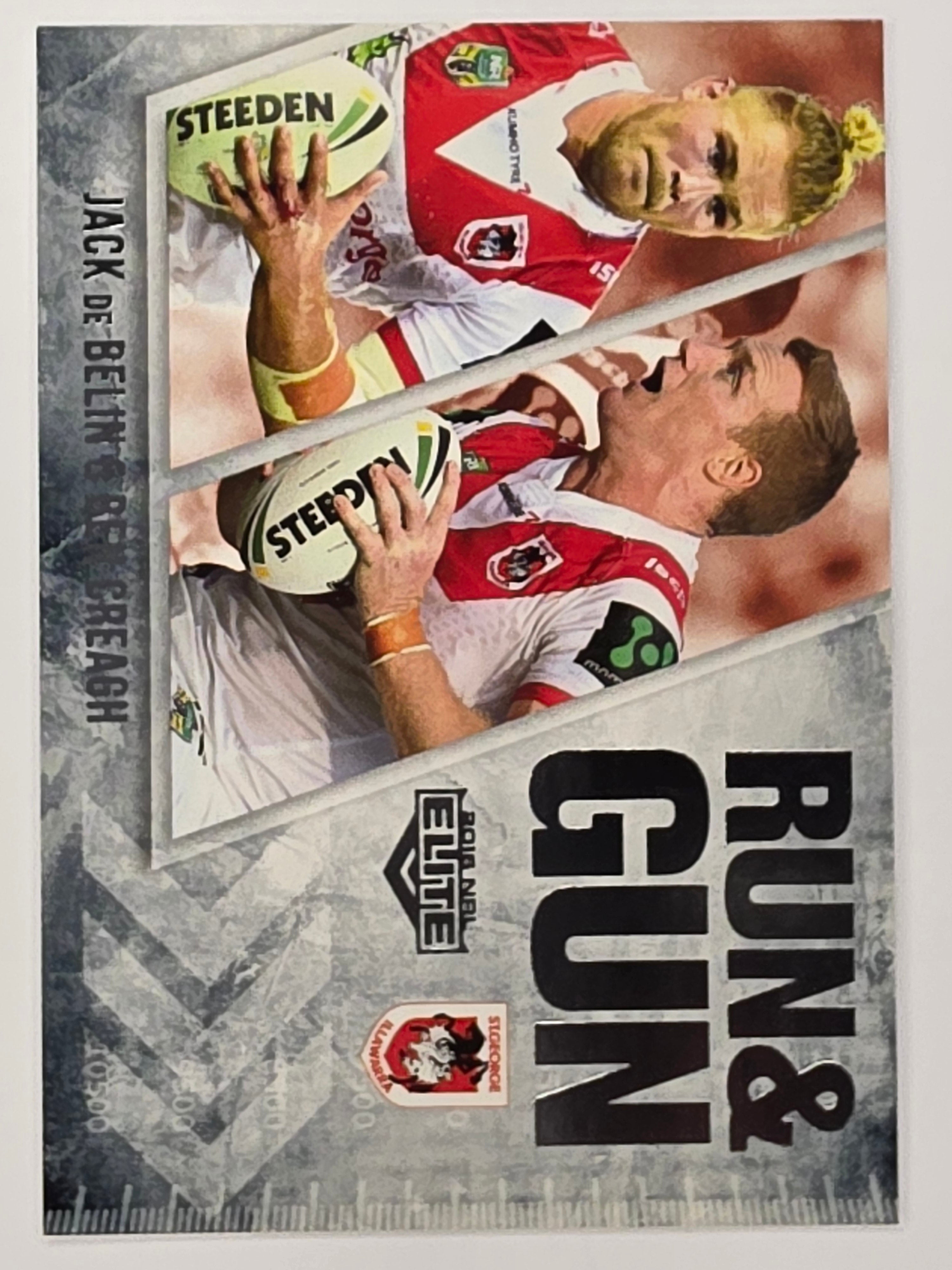 NRL 2016 Elite | Run & Gun #RG26 de Belin / Creagh | St. George Illawarra Dragons